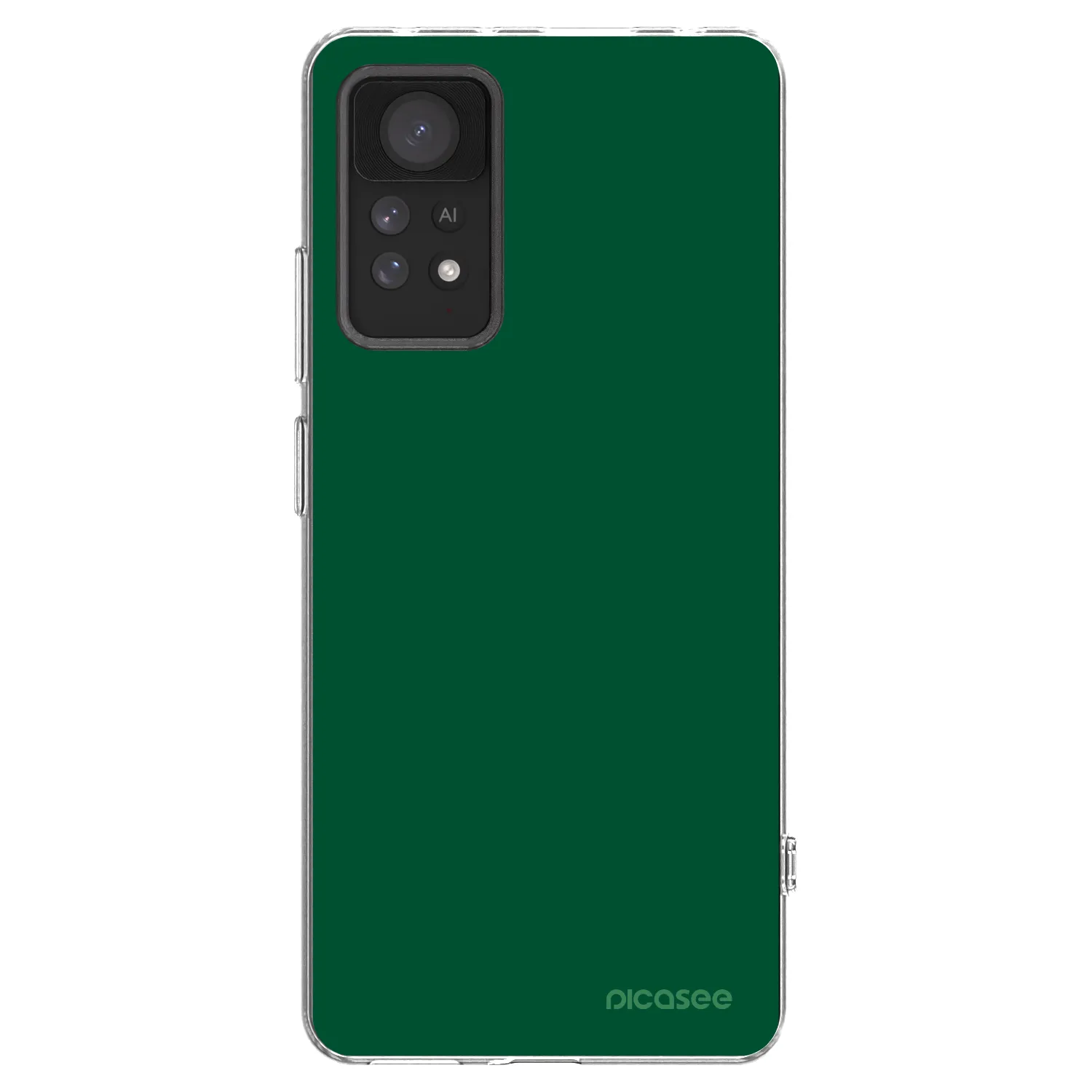 Picasee husă transparentă din silicon pentru Xiaomi Redmi Note 11 Pro - Green Gleam
