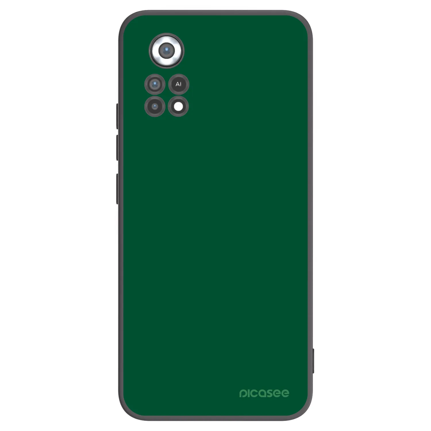 Picasee husă neagră din silicon pentru Xiaomi Poco X4 Pro 5G - Green Gleam
