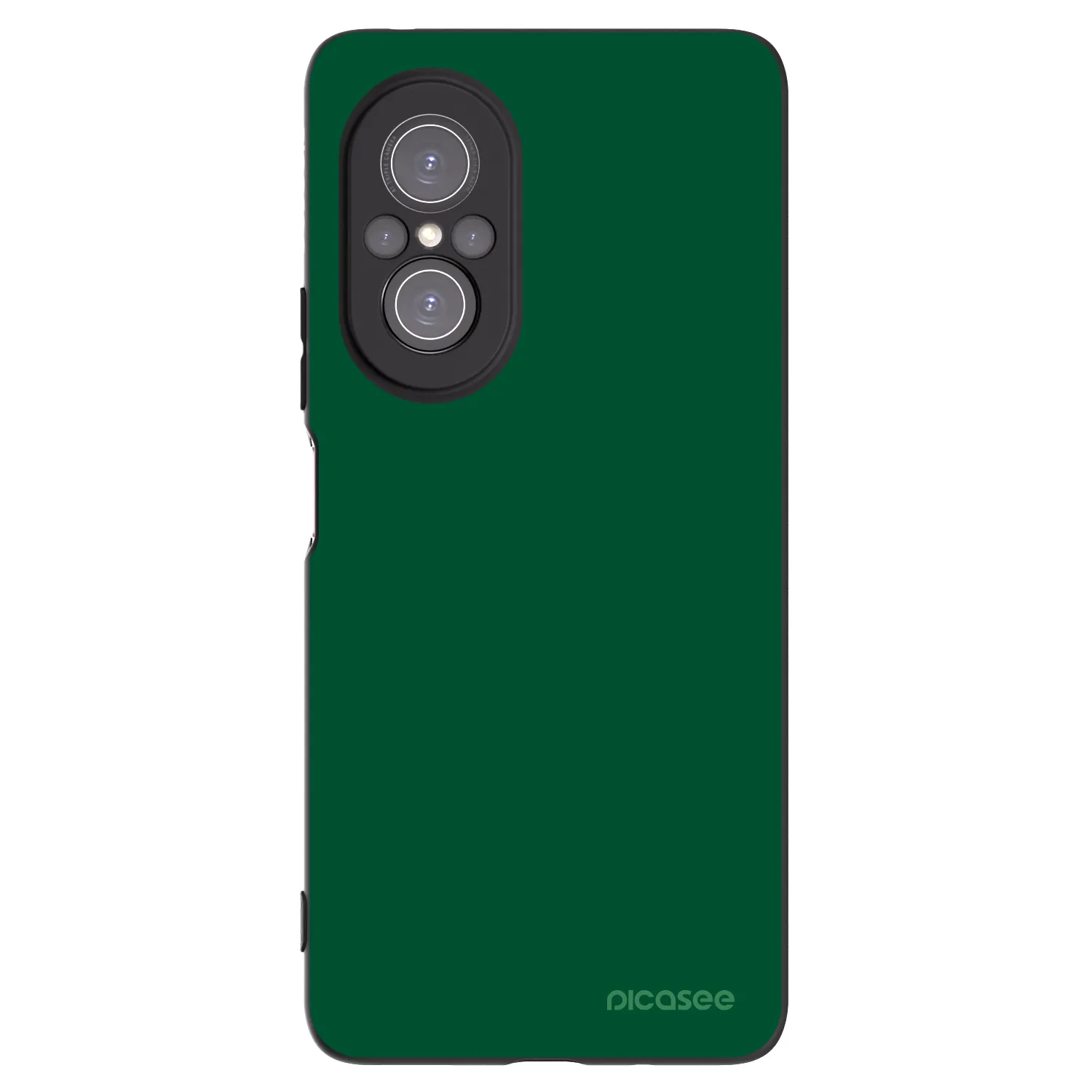 Picasee husă neagră din silicon pentru Huawei Nova 9 SE - Green Gleam