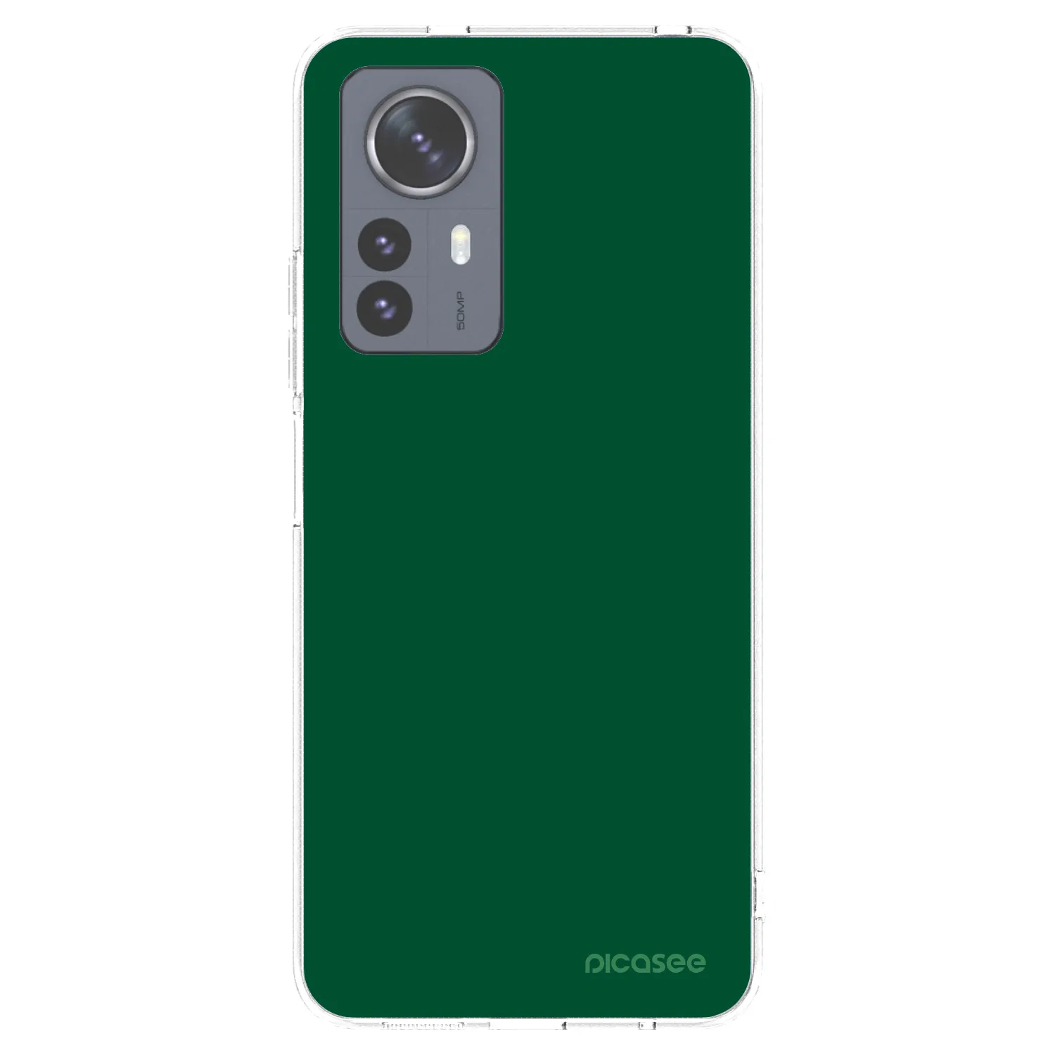 Picasee husă transparentă din silicon pentru Xiaomi 12 Pro - Green Gleam