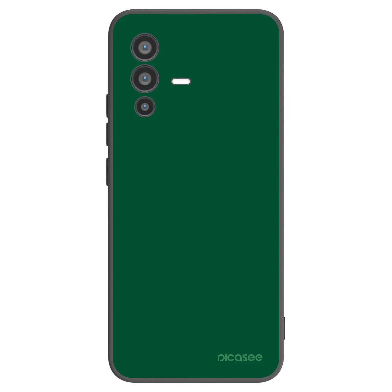 Picasee husă neagră din silicon pentru Vivo V23 5G - Green Gleam