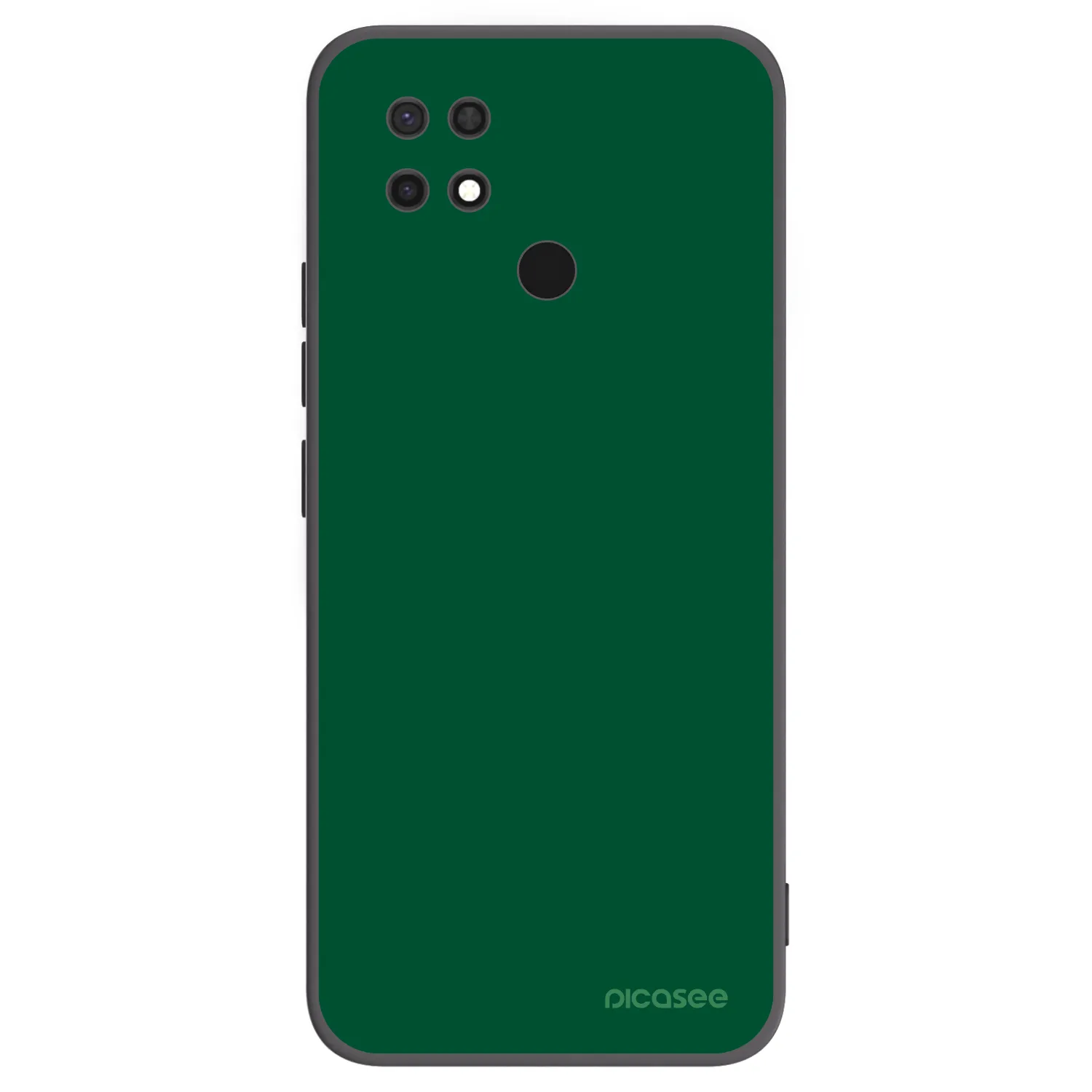 Picasee husă neagră din silicon pentru Xiaomi Redmi 10C - Green Gleam