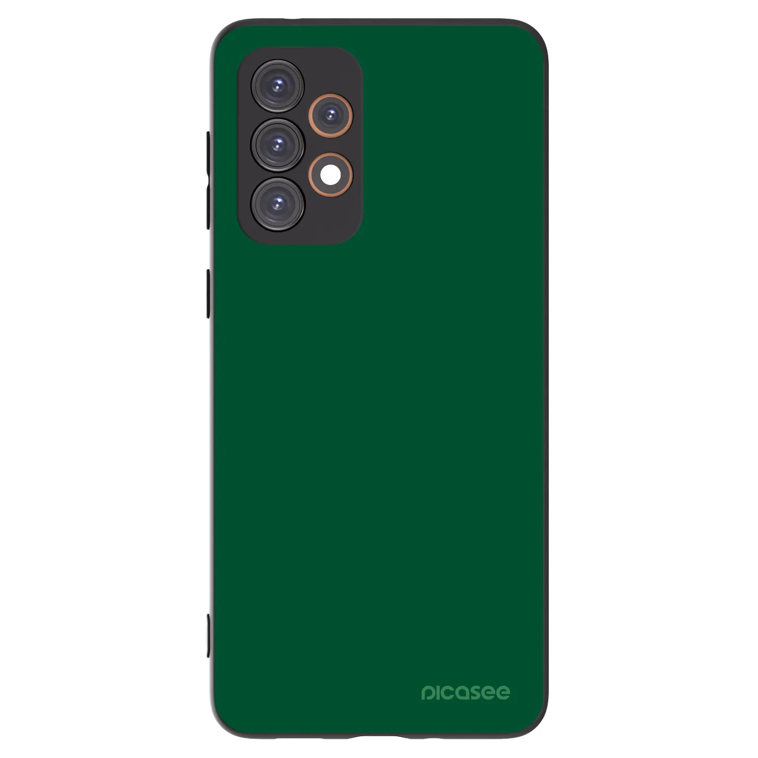 Picasee husă neagră din silicon pentru Samsung Galaxy A33 5G A336 - Green Gleam