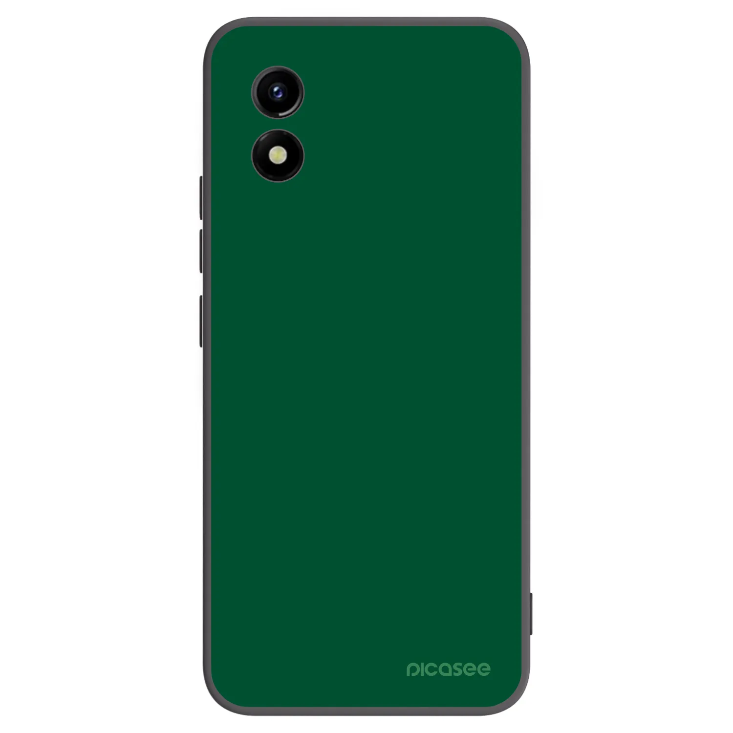 Picasee husă neagră din silicon pentru Vivo Y01 - Green Gleam