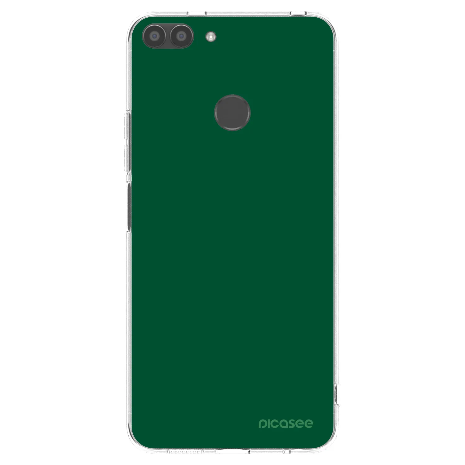 Picasee husă transparentă din silicon pentru Huawei P Smart - Green Gleam