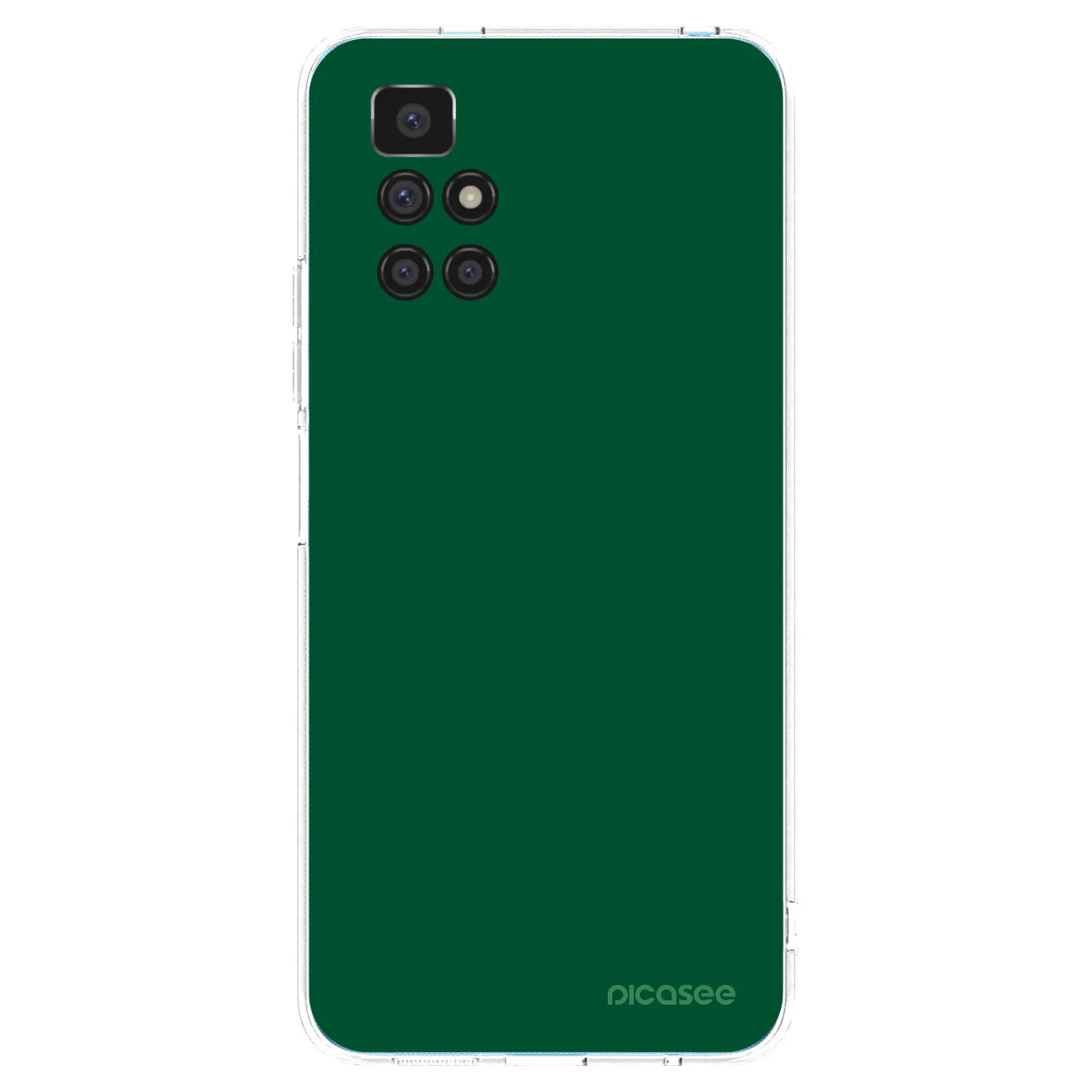 Picasee husă transparentă din silicon pentru Xiaomi Redmi 10 (2022) - Green Gleam