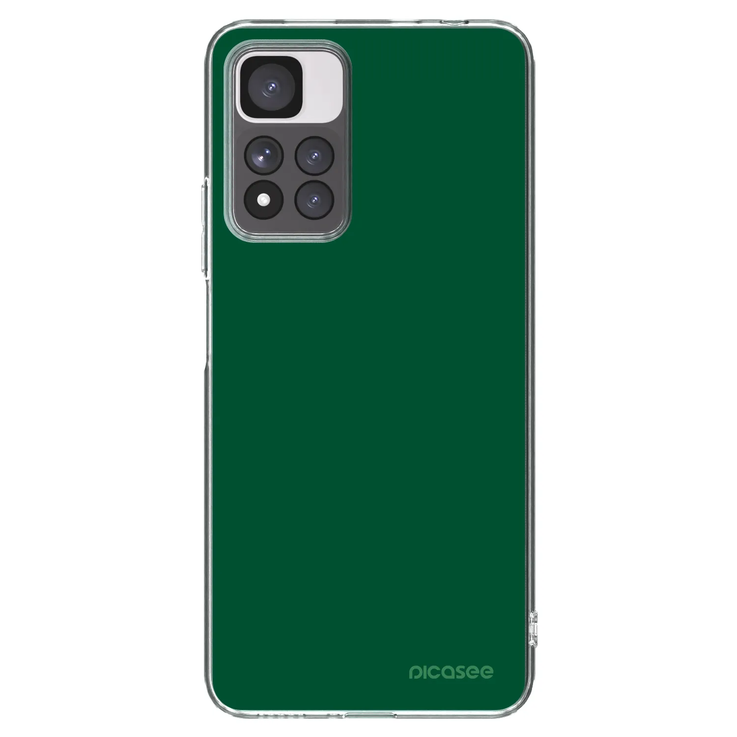 Picasee husă transparentă din silicon pentru Xiaomi Redmi Note 11 Pro+ 5G - Green Gleam