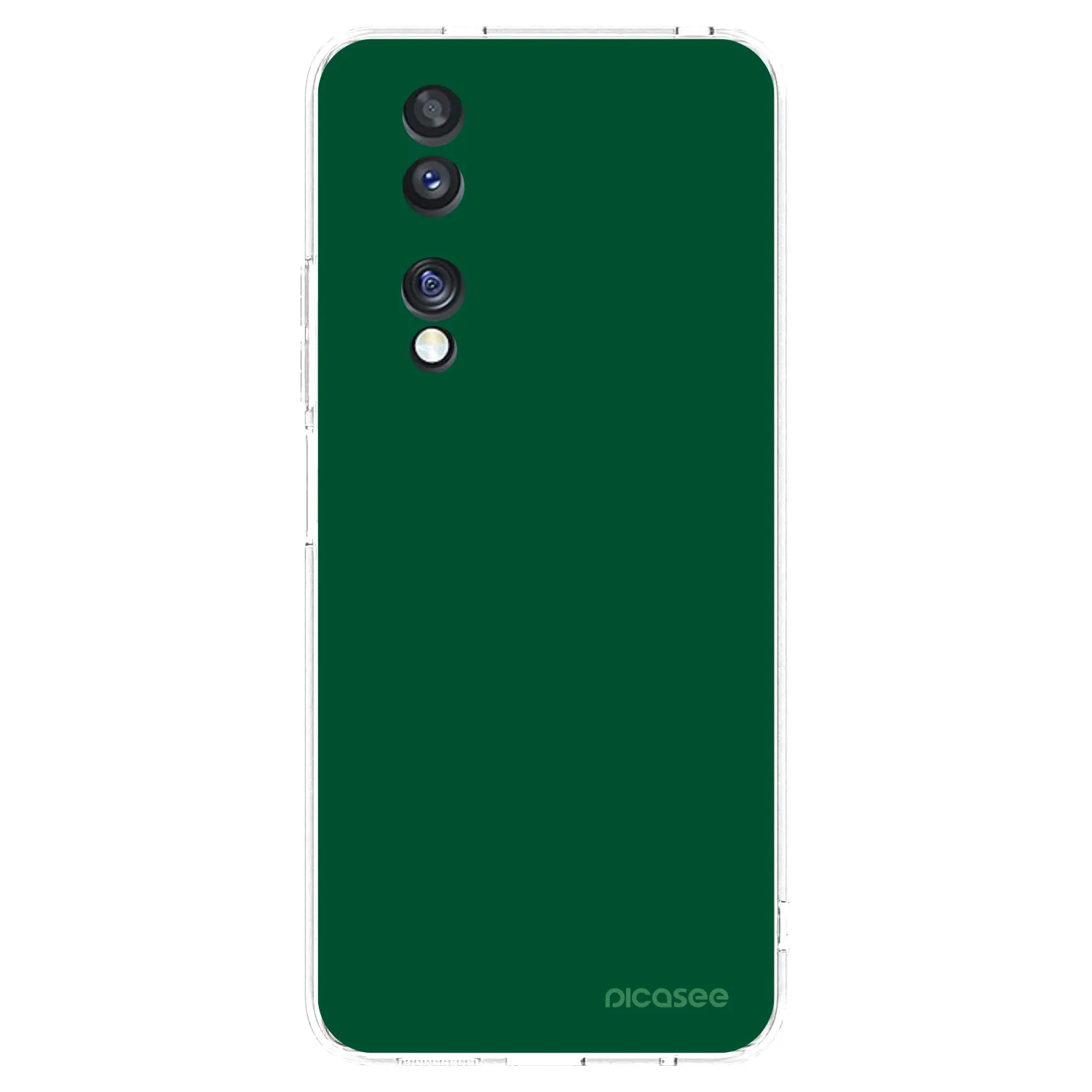 Picasee husă transparentă din silicon pentru Honor 70 - Green Gleam