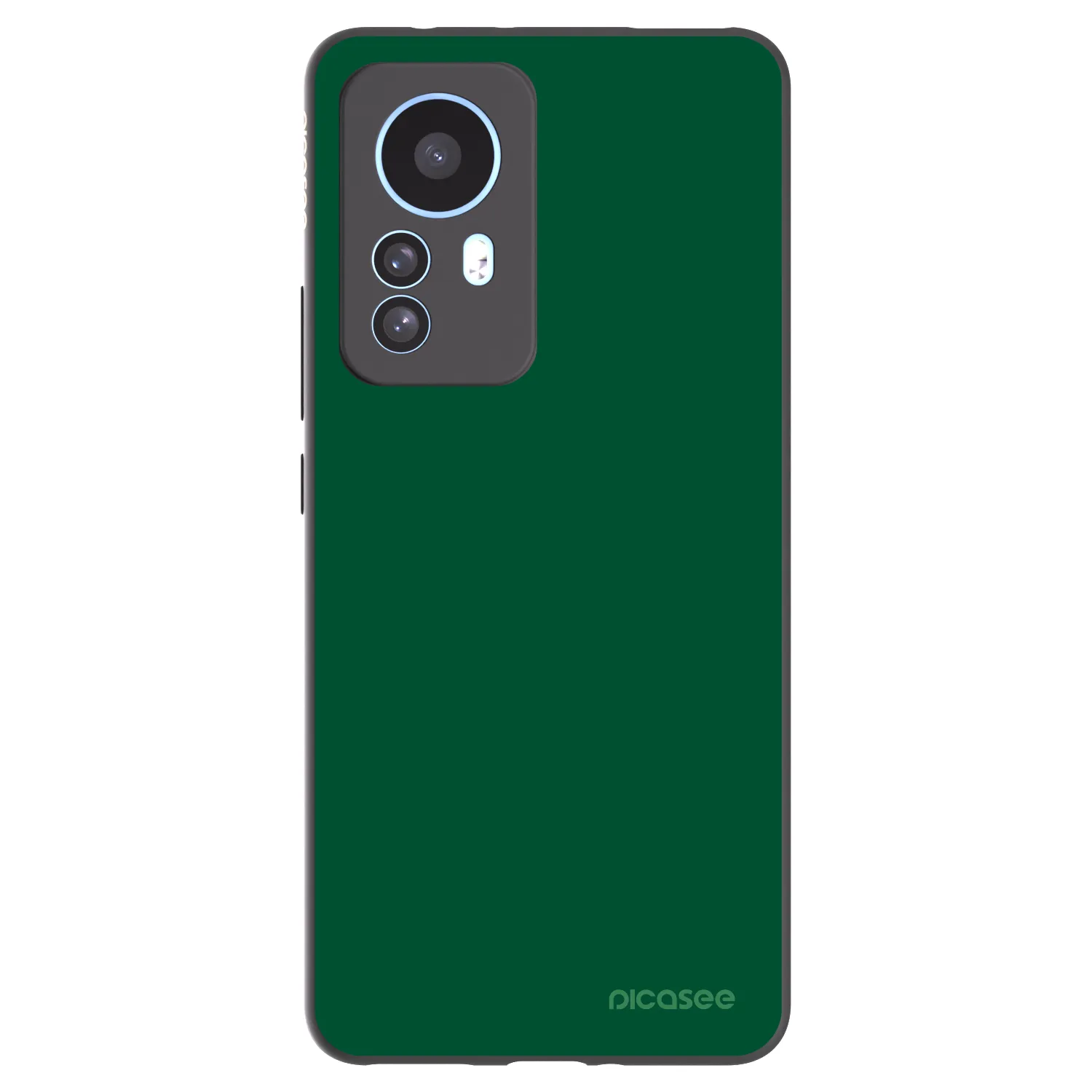 Picasee husă neagră din silicon pentru Xiaomi 12T - Green Gleam