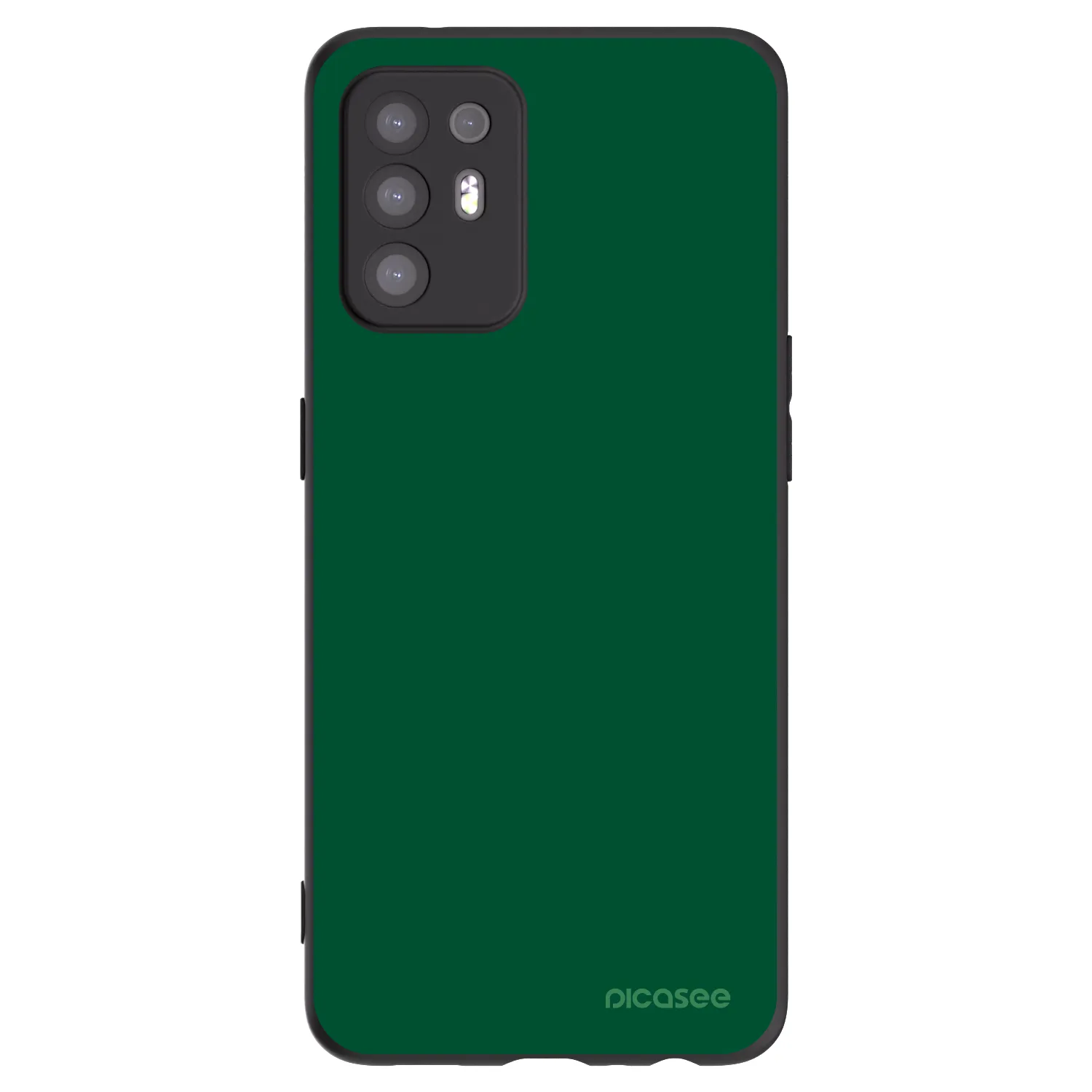 Picasee husă neagră din silicon pentru OPPO A94 5G - Green Gleam