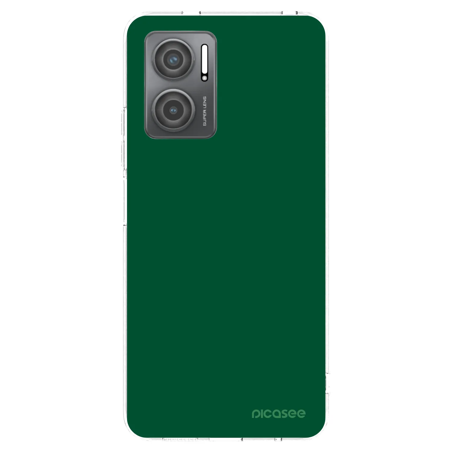 Picasee husă transparentă din silicon pentru Xiaomi Redmi 10 5G - Green Gleam