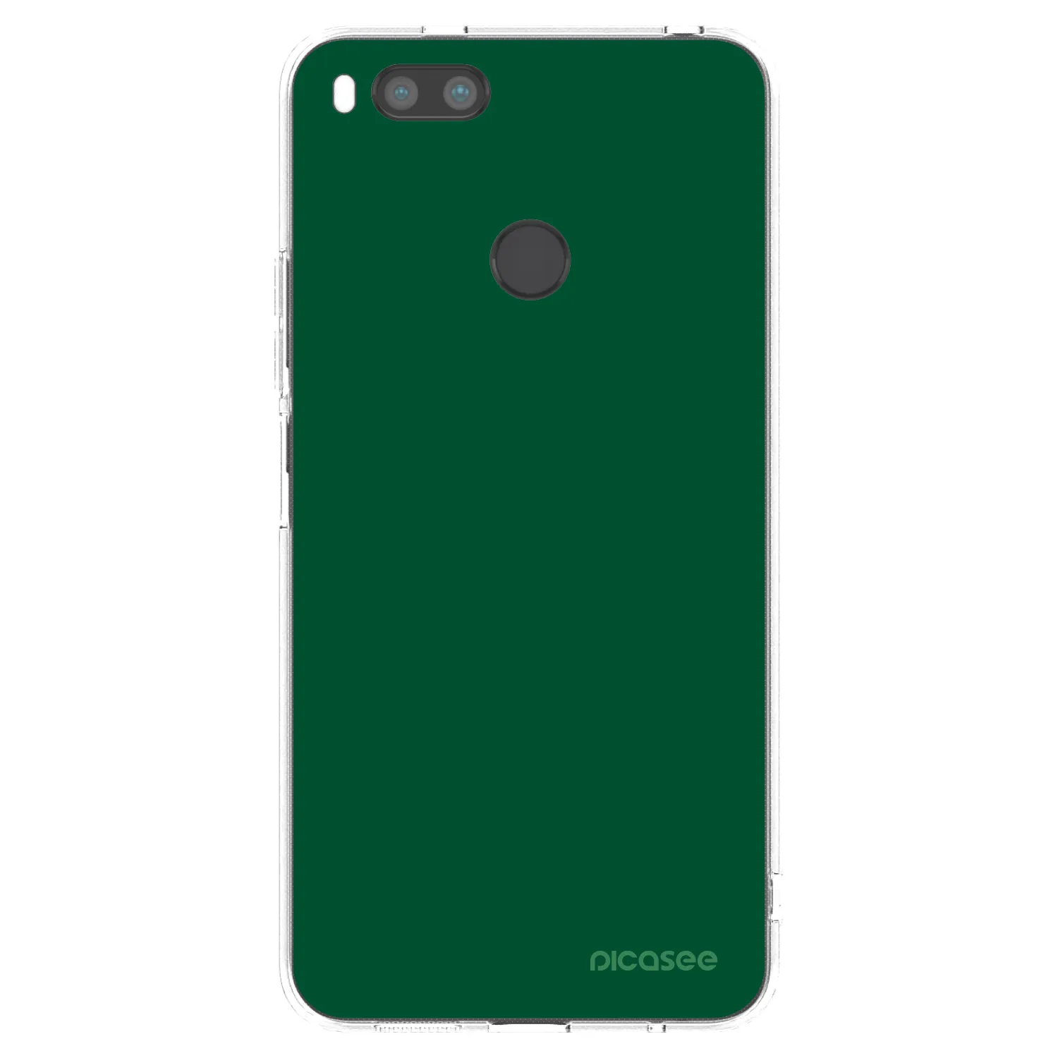 Picasee husă transparentă din silicon pentru Xiaomi Redmi A1 - Green Gleam