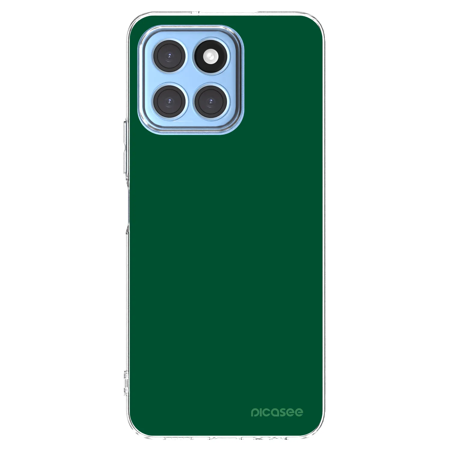 Picasee husă transparentă din silicon pentru Honor X8 5G - Green Gleam