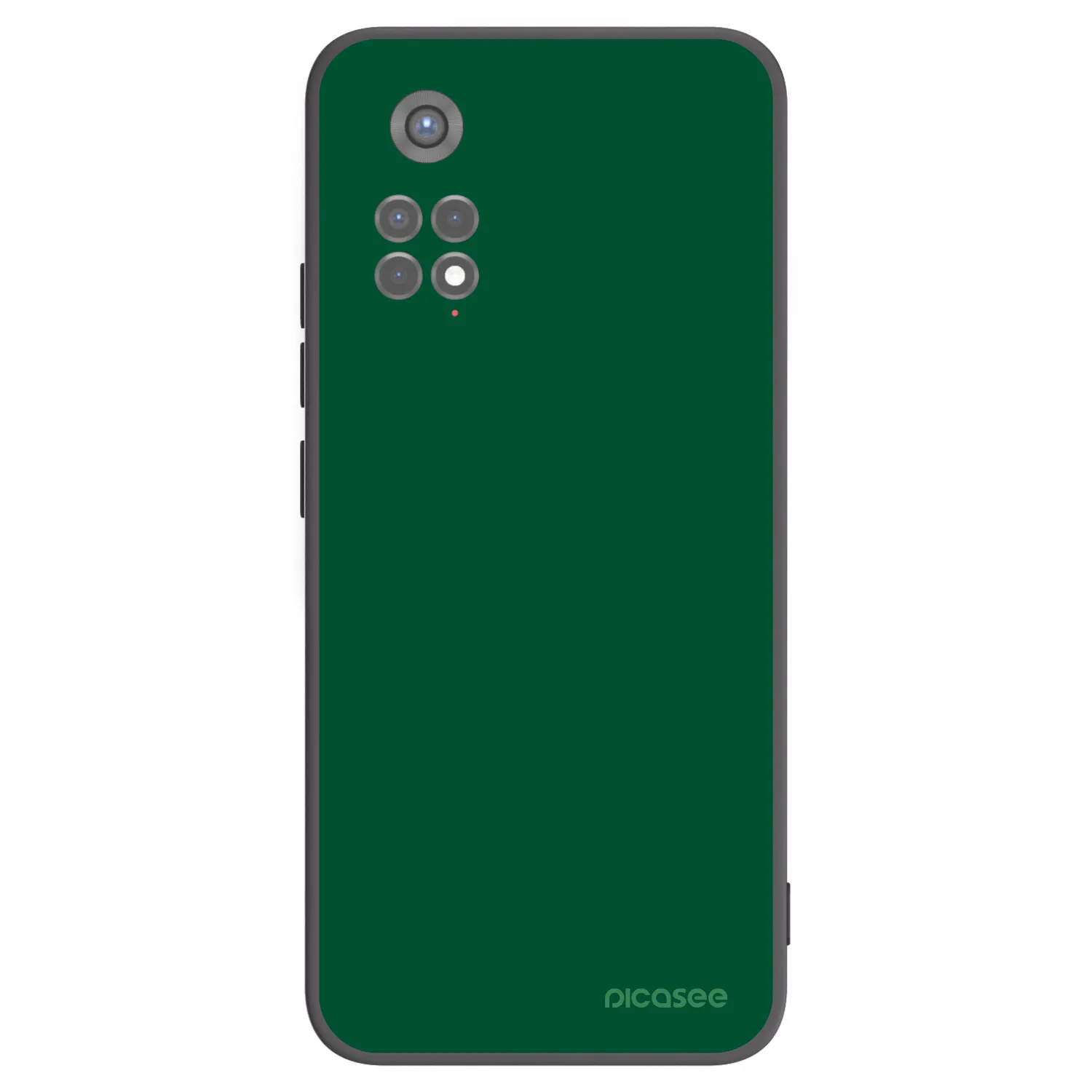 Picasee husă neagră din silicon pentru Xiaomi Redmi Note 11S 5G - Green Gleam