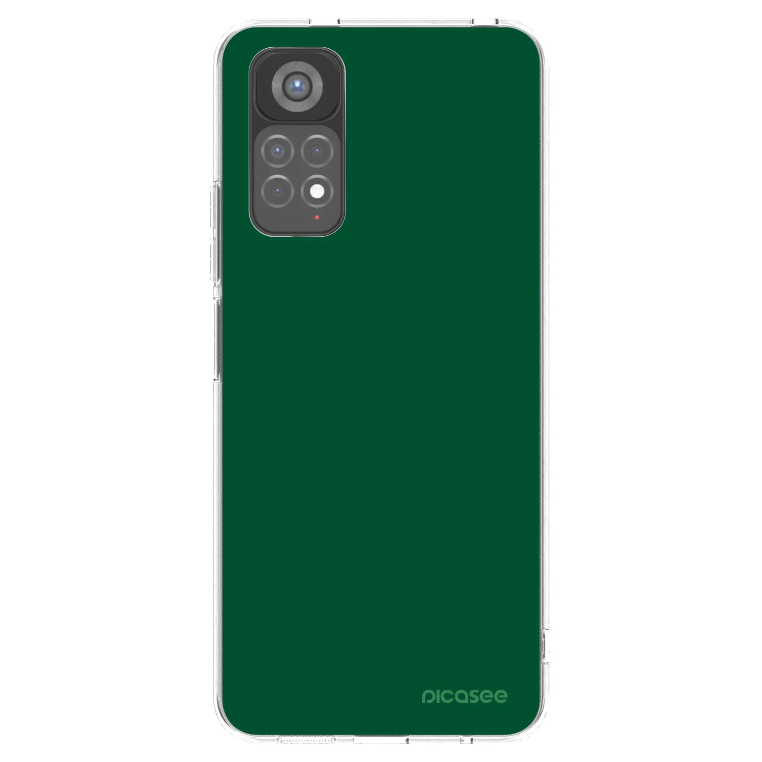 Picasee husă transparentă din silicon pentru Xiaomi Redmi Note 11S 5G - Green Gleam