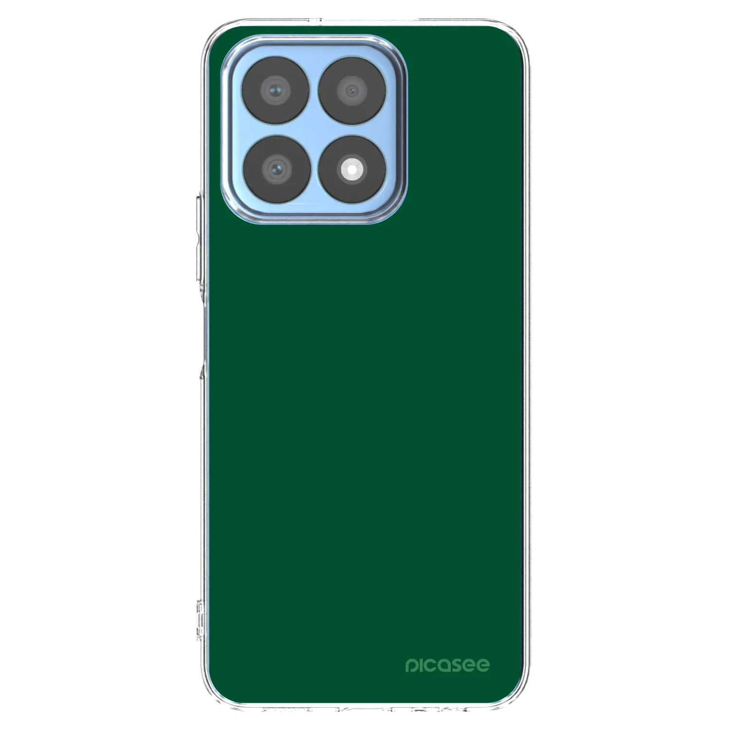 Picasee husă transparentă din silicon pentru Honor X8a - Green Gleam