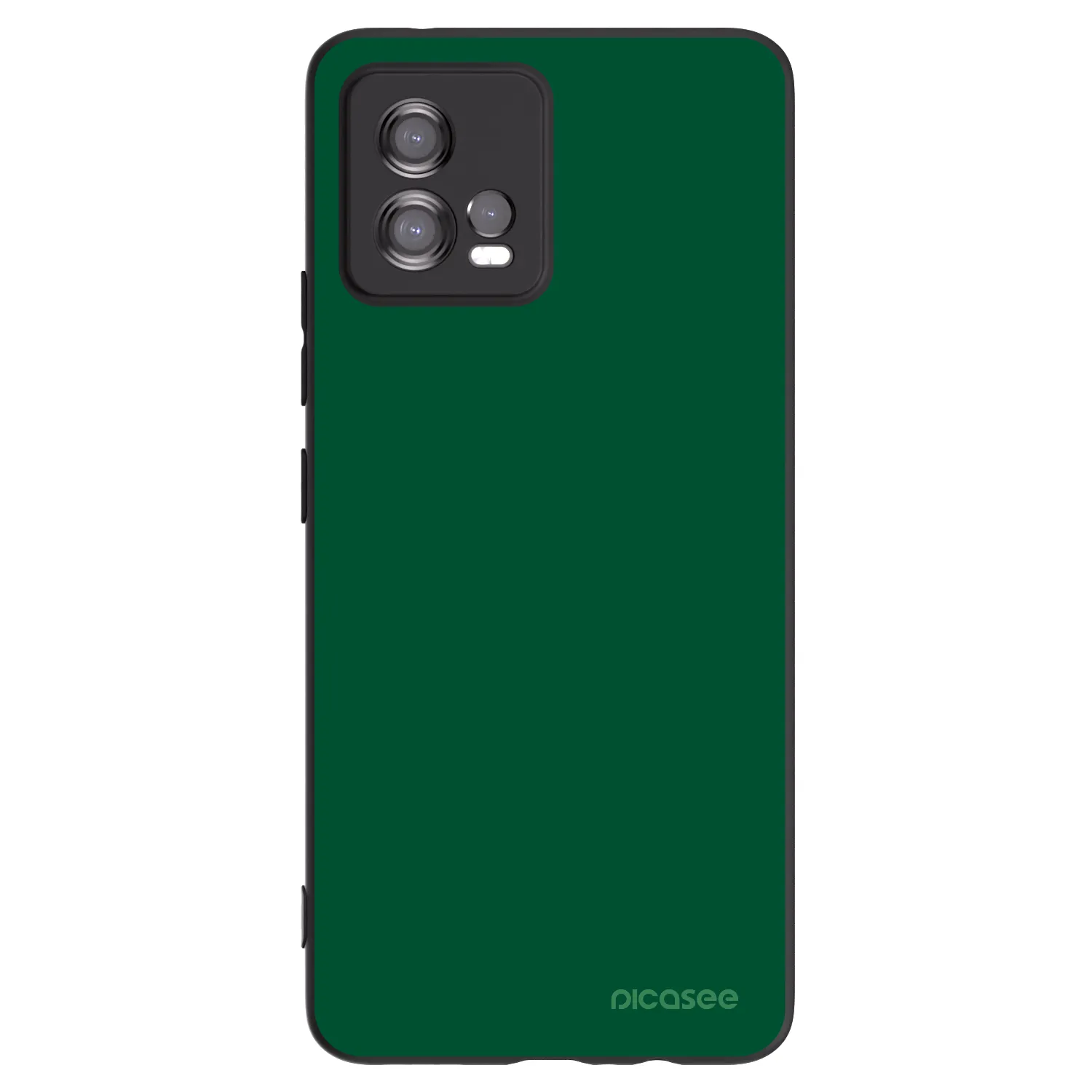 Picasee husă neagră din silicon pentru Motorola Moto G72 - Green Gleam