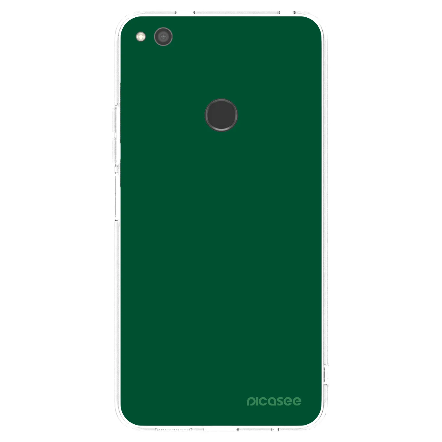 Picasee husă transparentă din silicon pentru Huawei P9 Lite 2017 - Green Gleam