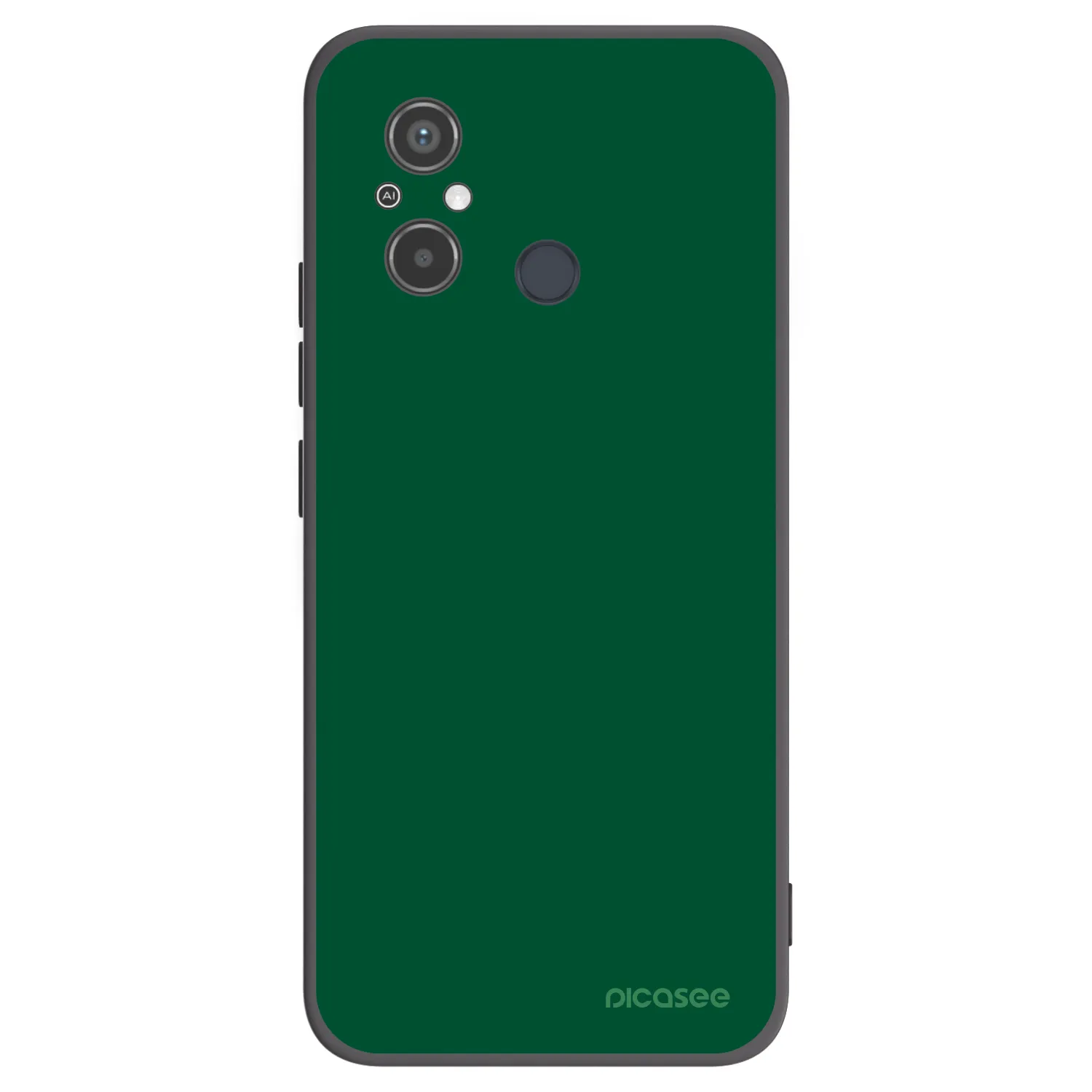 Picasee husă neagră din silicon pentru Xiaomi Redmi 12C - Green Gleam
