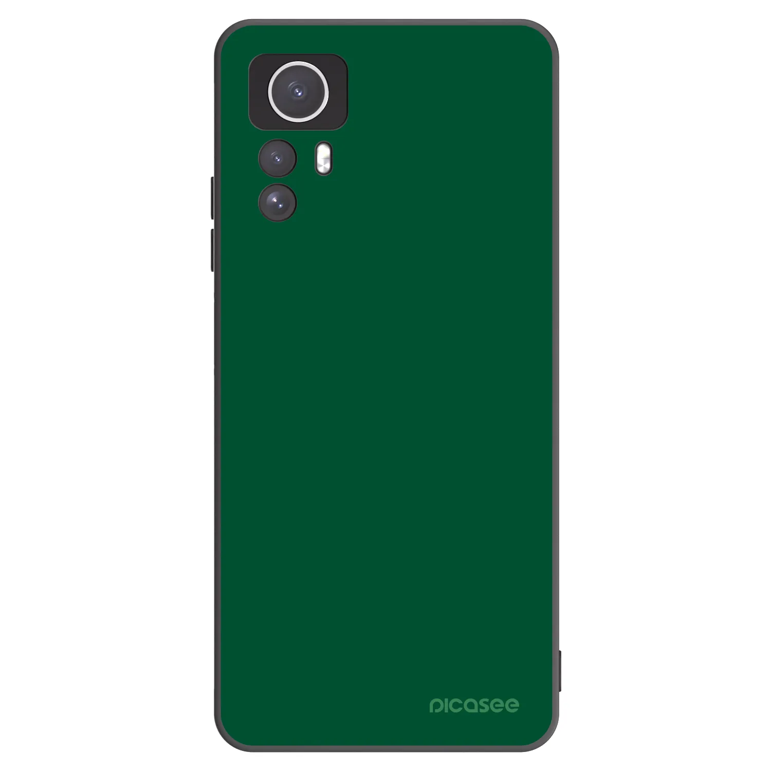 Picasee husă neagră din silicon pentru Xiaomi Redmi Note 12S - Green Gleam