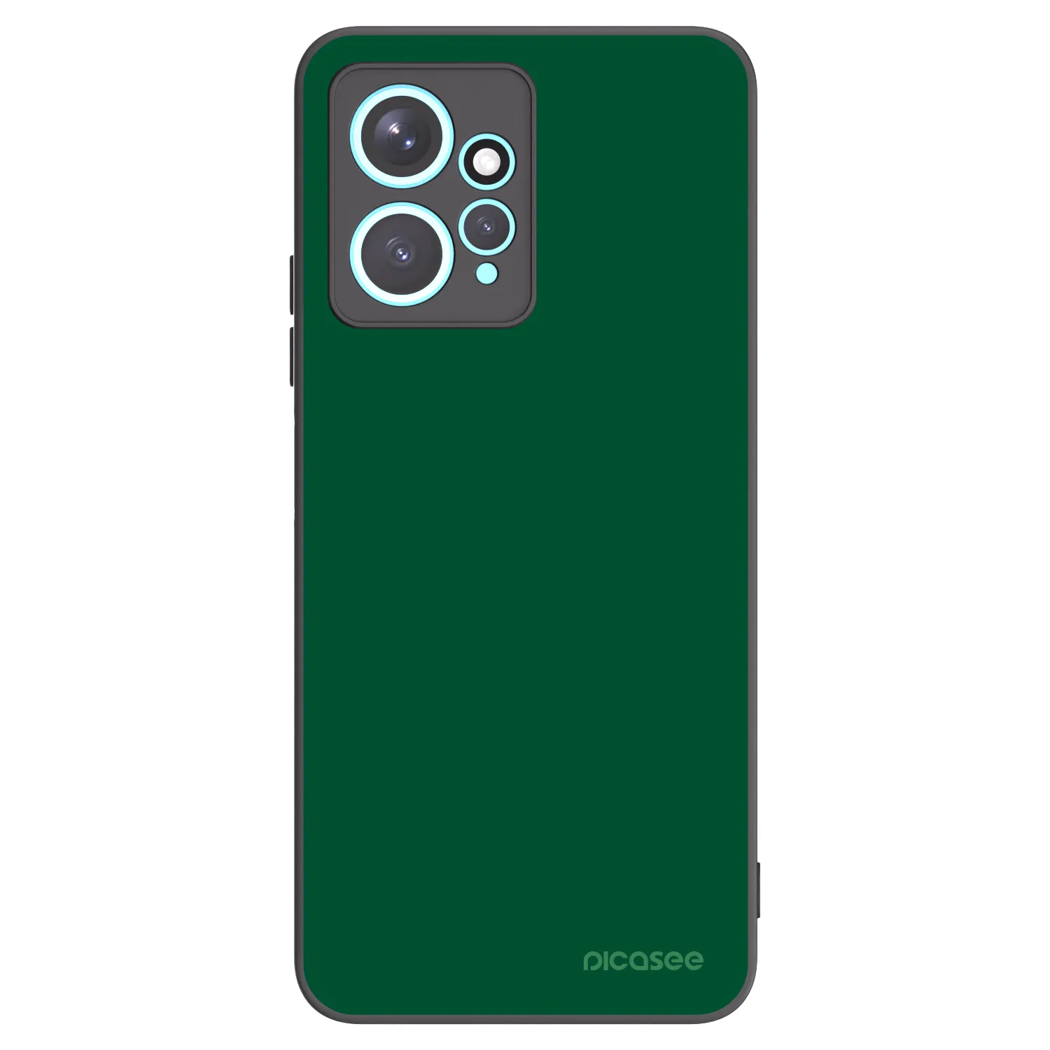 Picasee husă neagră din silicon pentru Xiaomi Redmi Note 12 4G - Green Gleam