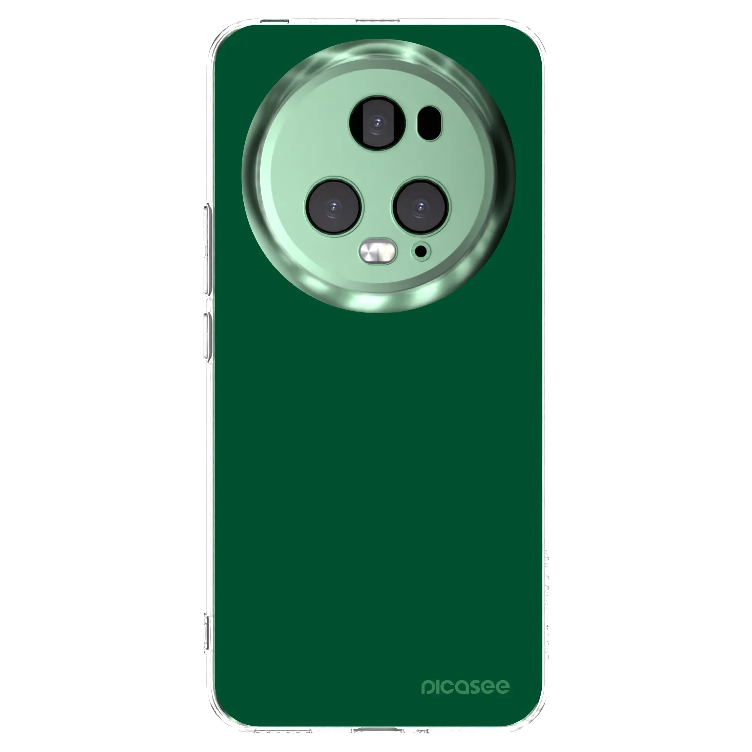 Picasee husă transparentă din silicon pentru Honor Magic5 Pro - Green Gleam