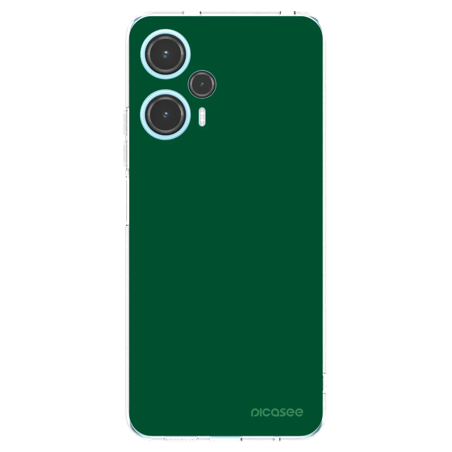 Picasee husă transparentă din silicon pentru Xiaomi Poco F5 - Green Gleam
