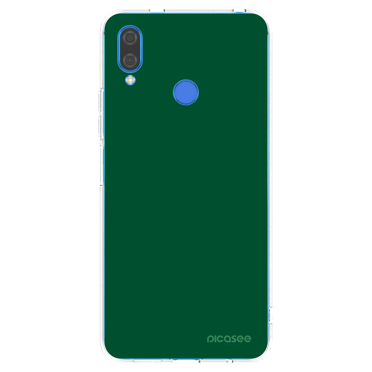 Picasee husă transparentă din silicon pentru Huawei Nova 3 - Green Gleam