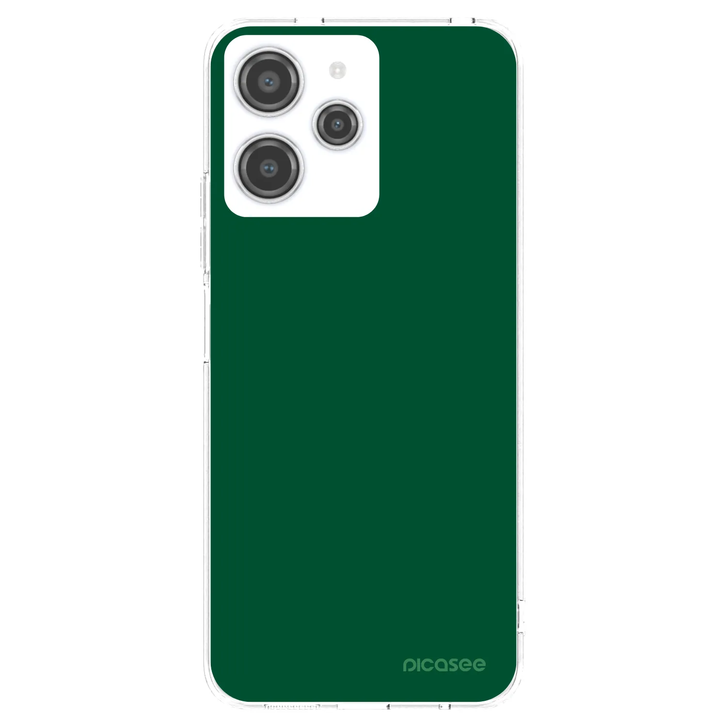 Picasee husă transparentă din silicon pentru Xiaomi Redmi 12 4G - Green Gleam