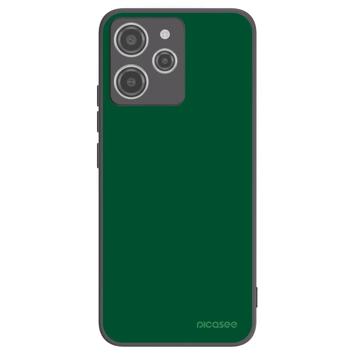Picasee husă neagră din silicon pentru Xiaomi Redmi 12 4G - Green Gleam