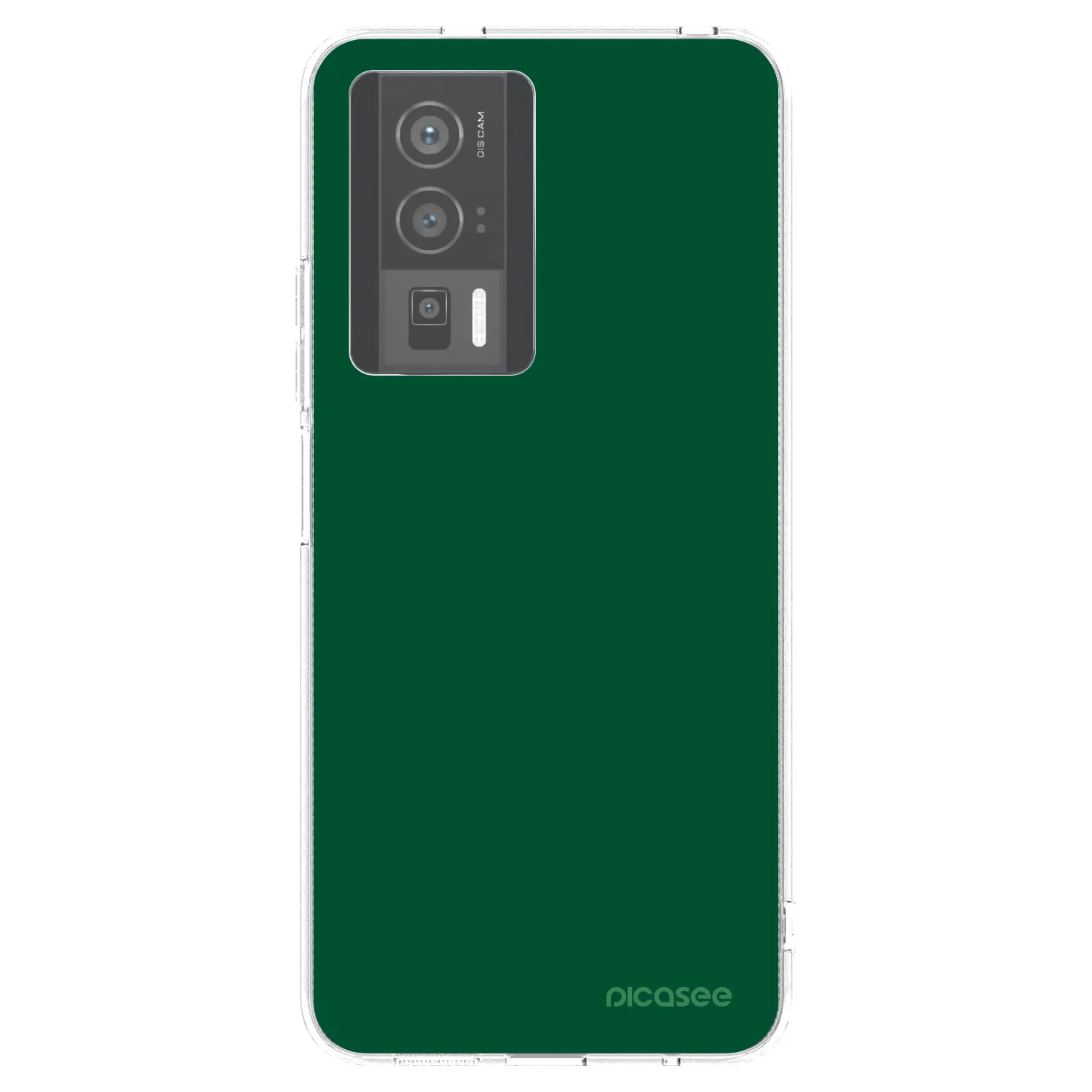 Picasee husă transparentă din silicon pentru Xiaomi Poco F5 Pro 5G - Green Gleam