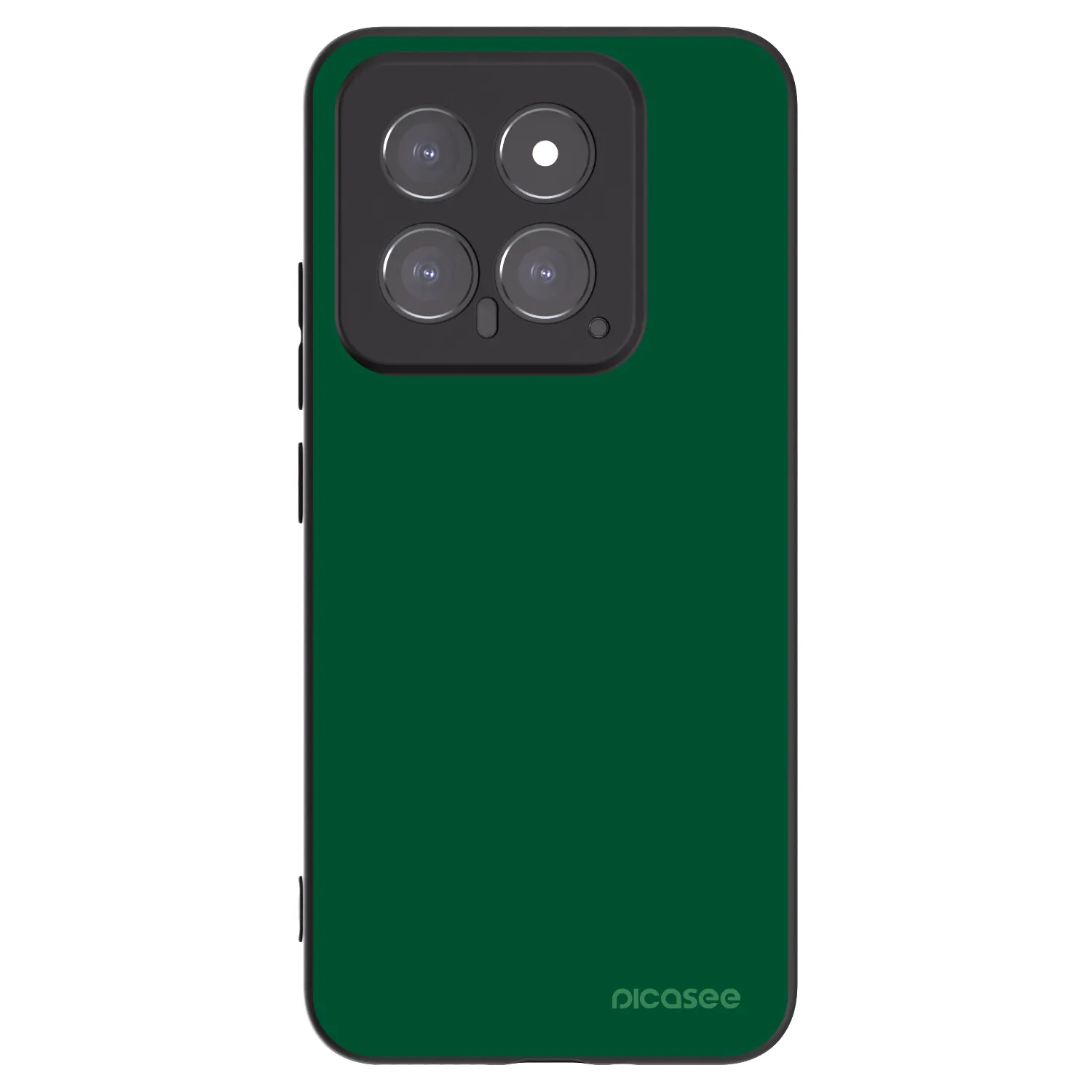Picasee husă neagră din silicon pentru Xiaomi 14 - Green Gleam
