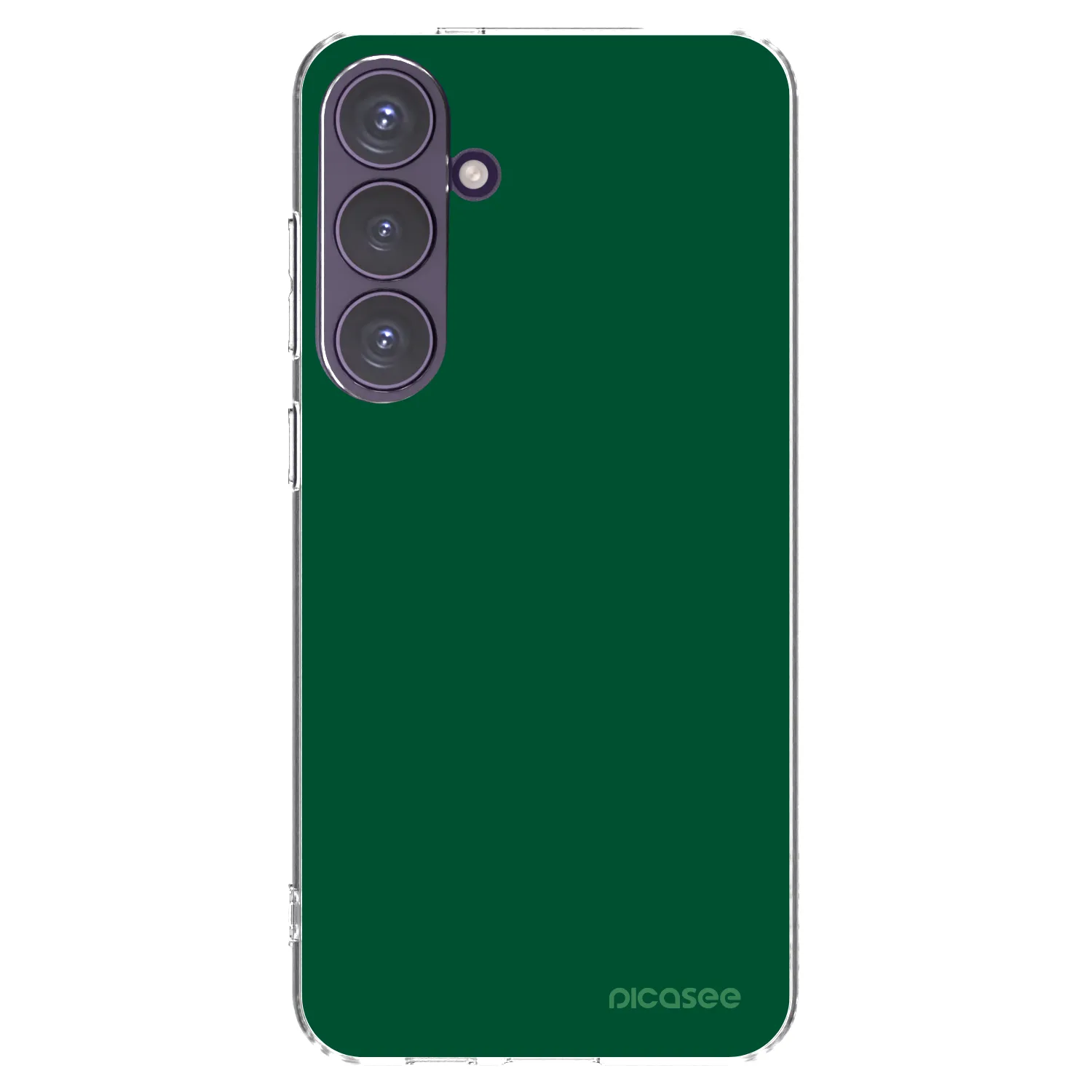 Picasee husă transparentă din silicon pentru Samsung Galaxy S24+ S926B 5G - Green Gleam