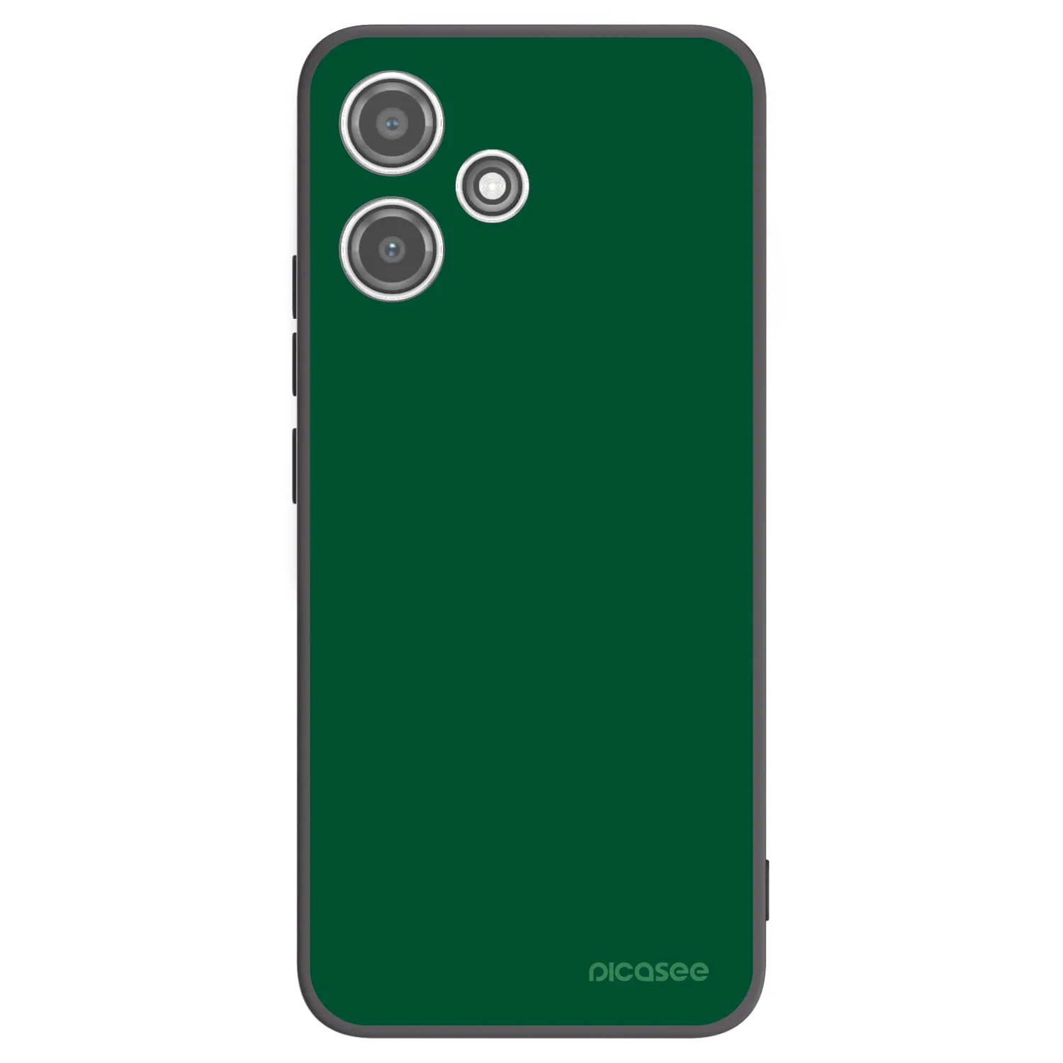 Picasee husă neagră din silicon pentru Xiaomi Redmi 12 5G - Green Gleam