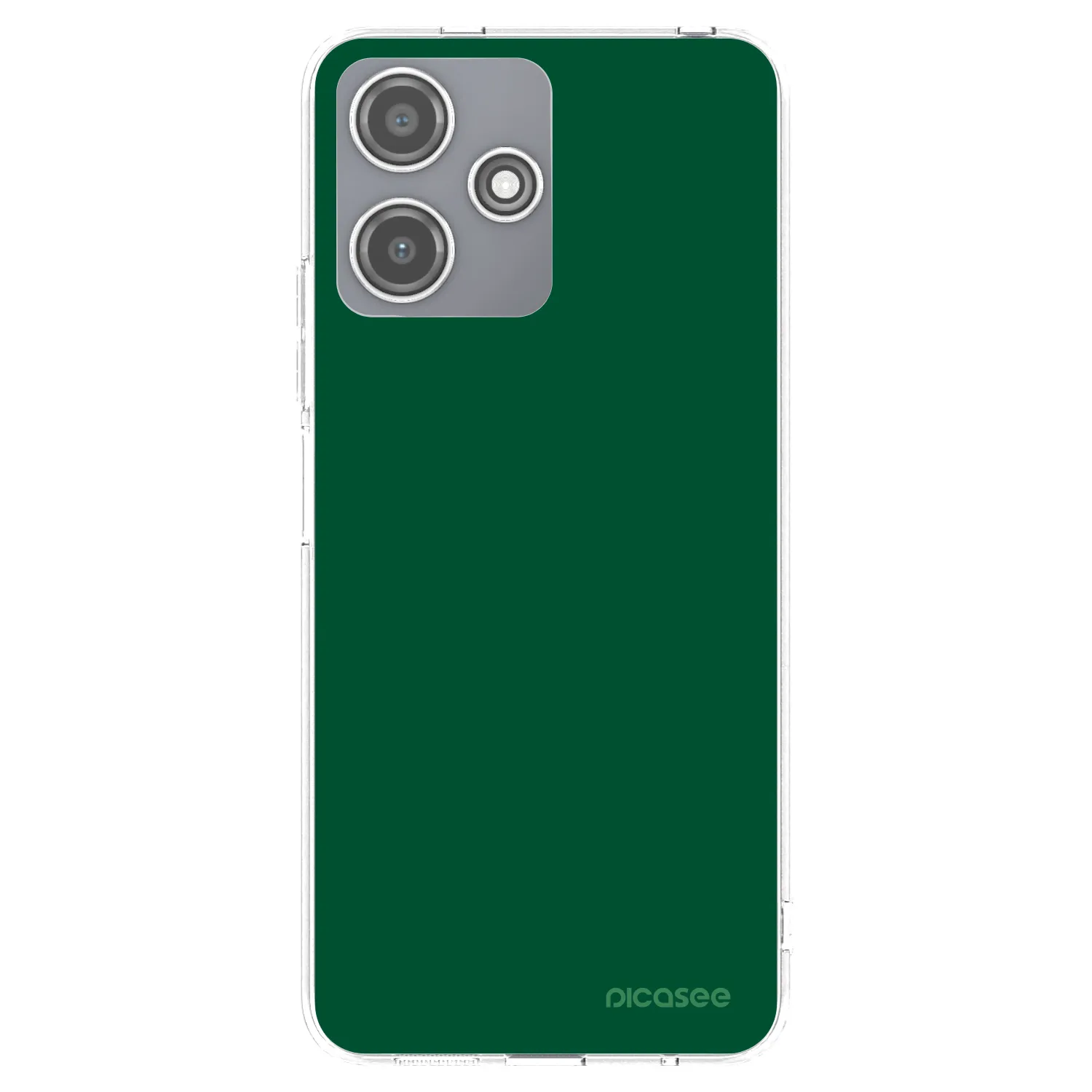 Picasee husă transparentă din silicon pentru Xiaomi Redmi 12 5G - Green Gleam