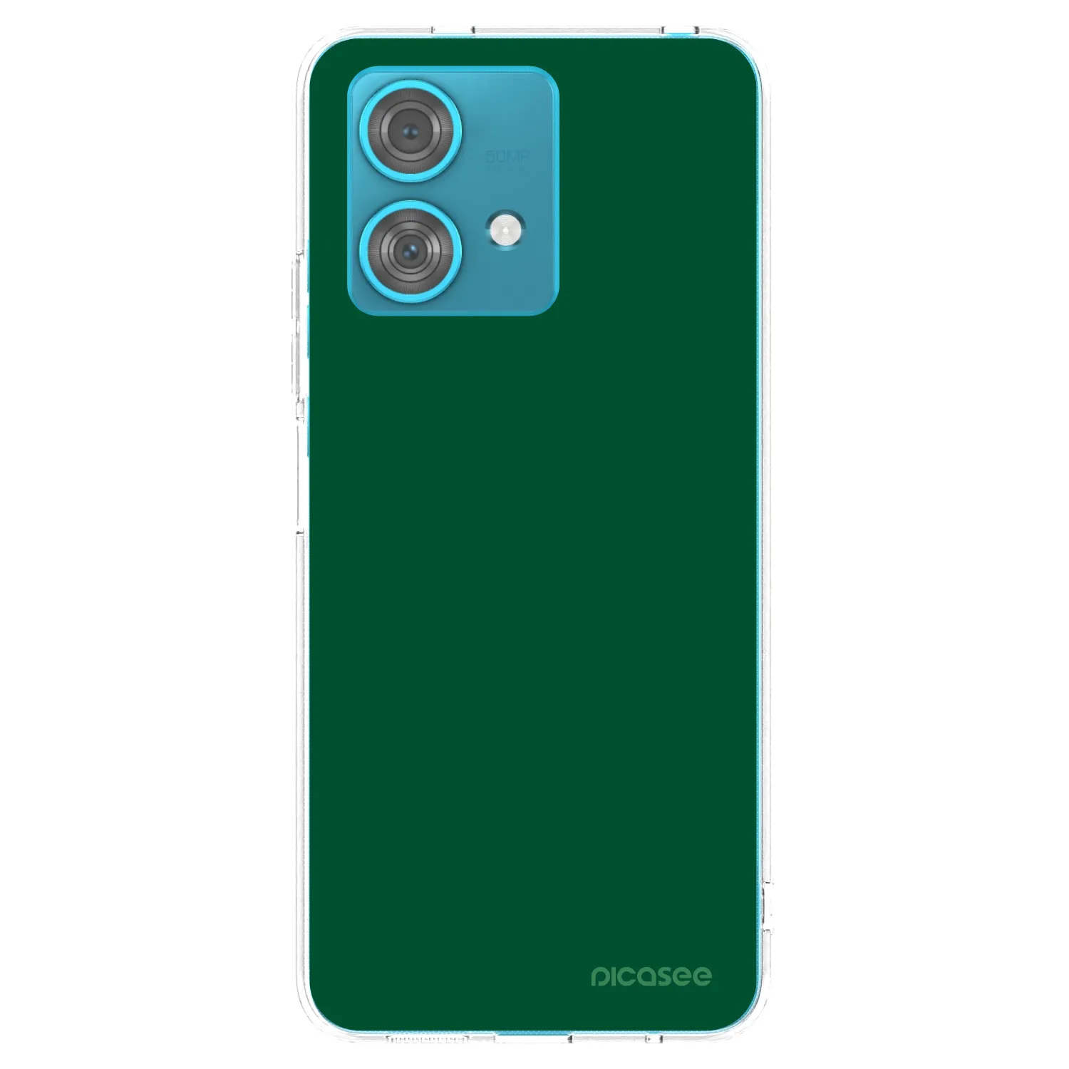 Picasee husă transparentă din silicon pentru Motorola Edge 40 Neo - Green Gleam