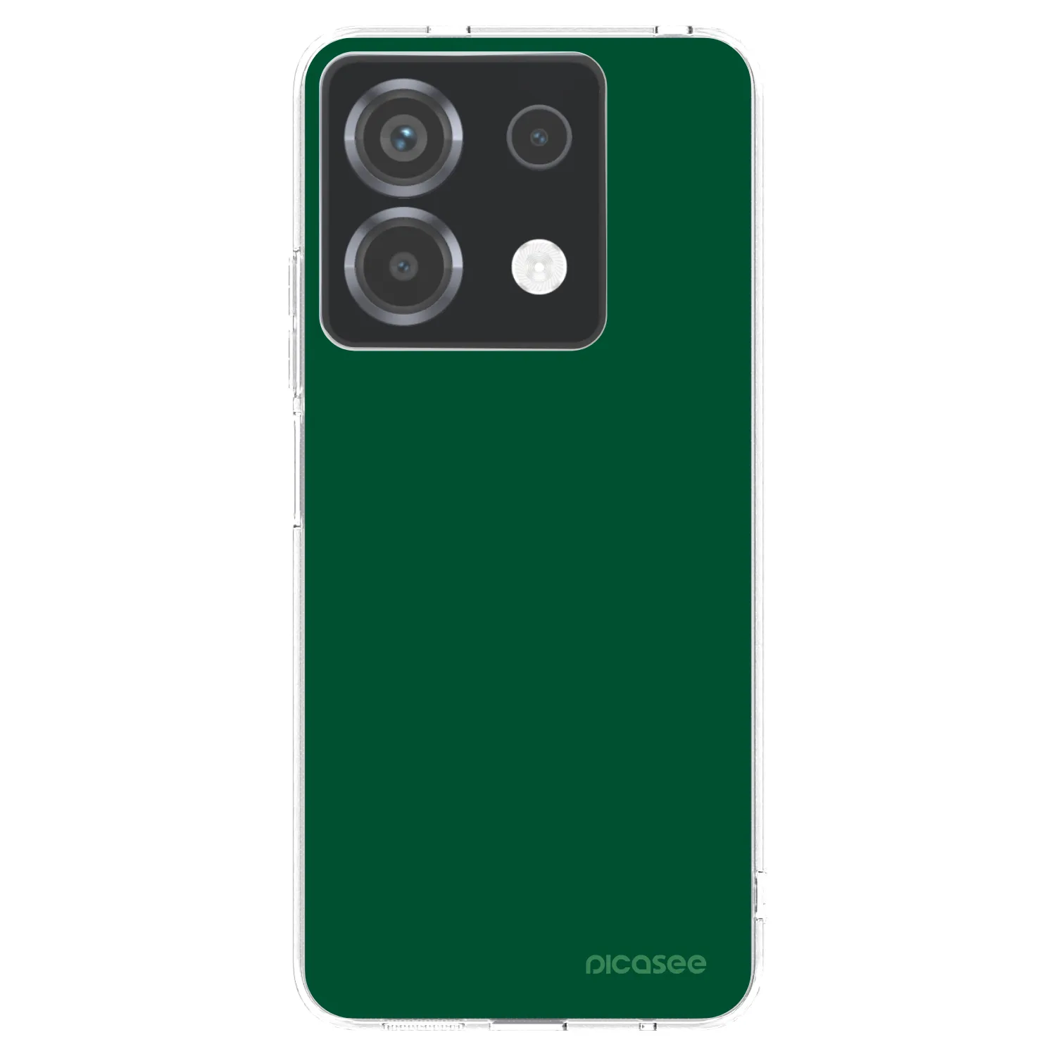 Picasee husă transparentă din silicon pentru Xiaomi Poco X6 - Green Gleam