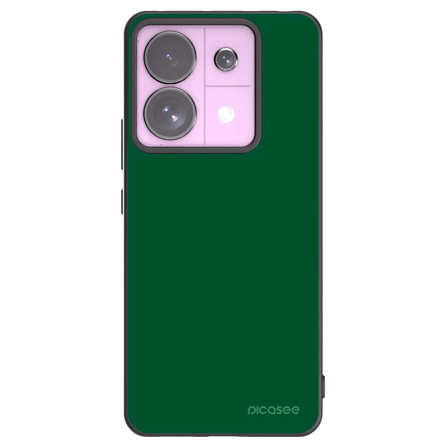 Picasee husă neagră din silicon pentru Xiaomi Redmi Note 13 Pro 5G - Green Gleam