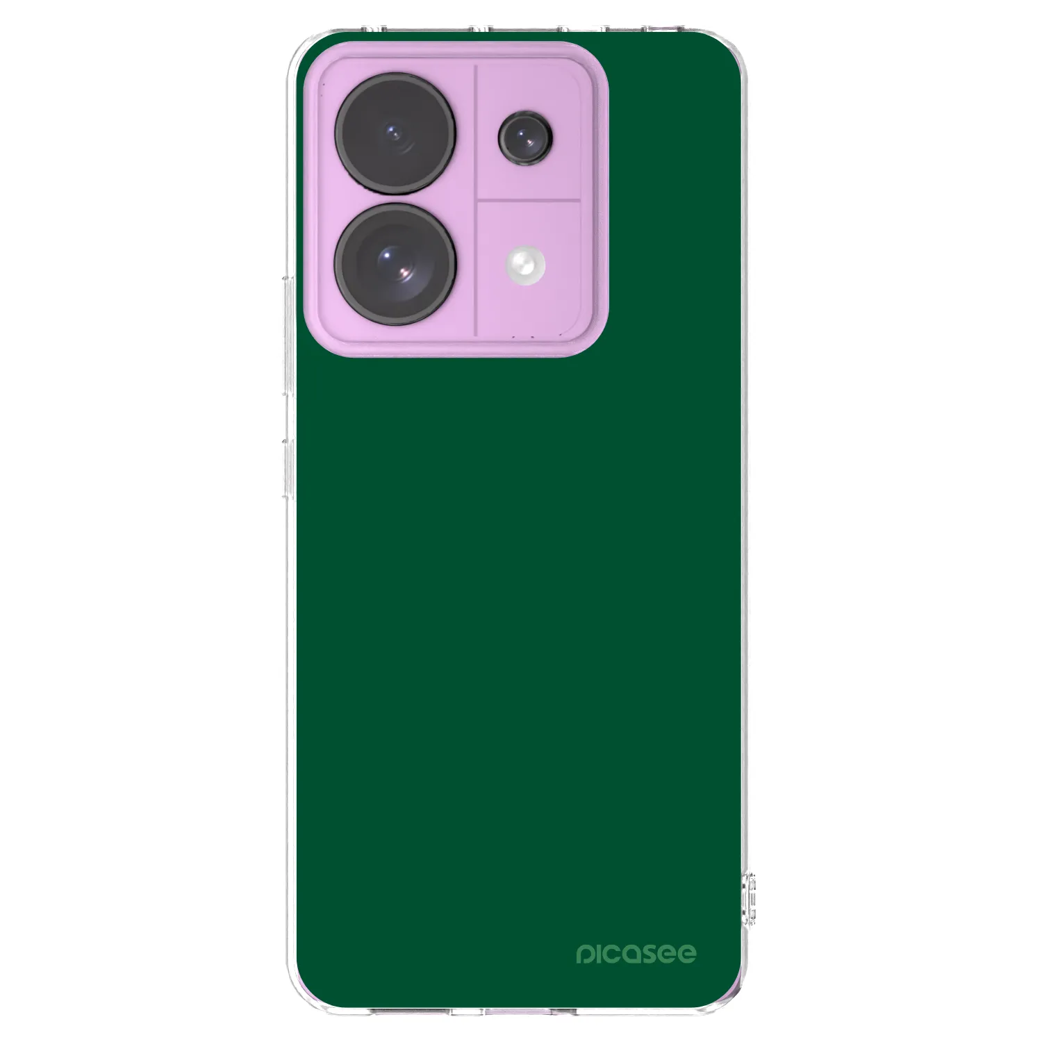 Picasee husă transparentă din silicon pentru Xiaomi Redmi Note 13 Pro 5G - Green Gleam