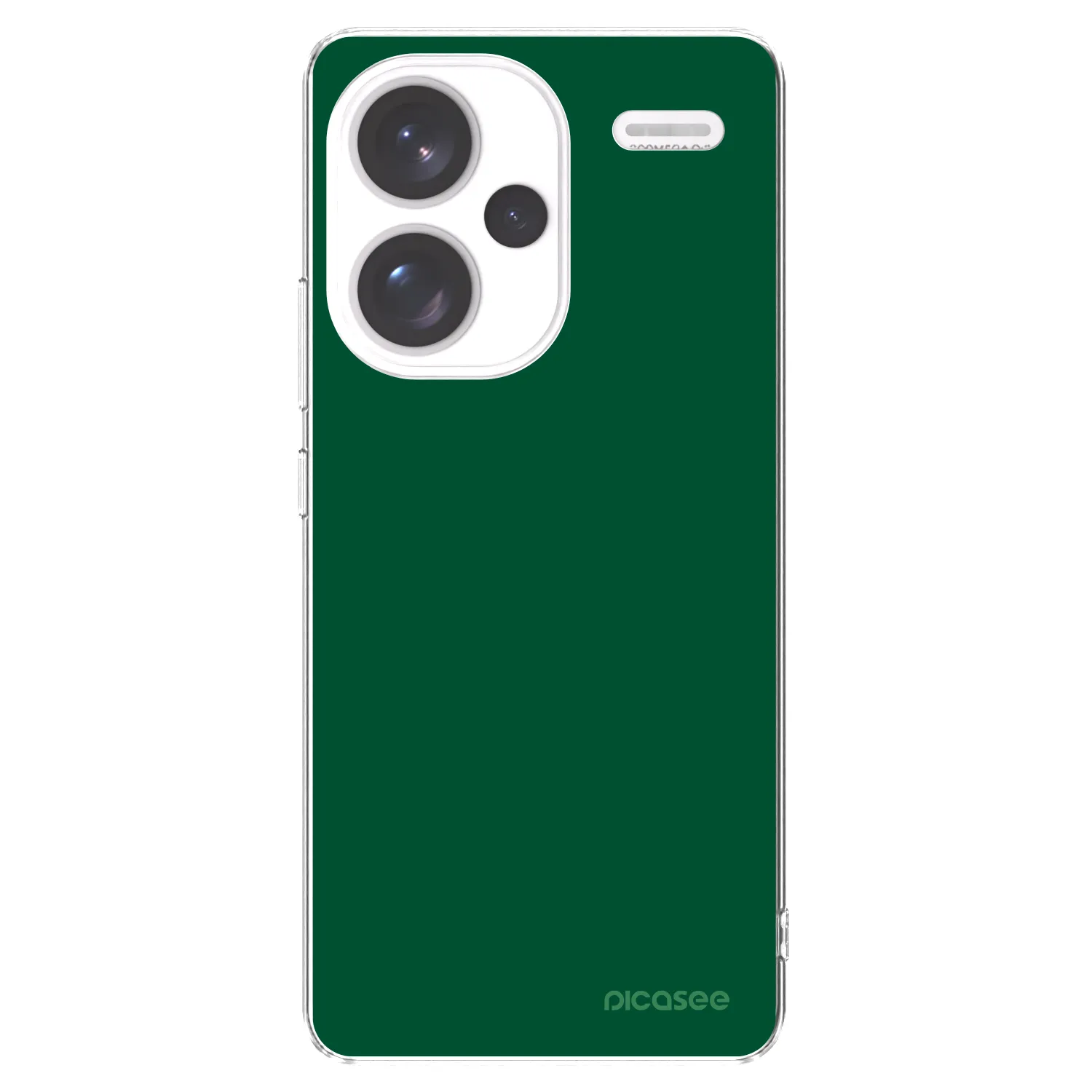 Picasee husă transparentă din silicon pentru Xiaomi Redmi Note 13 Pro+ 5G - Green Gleam