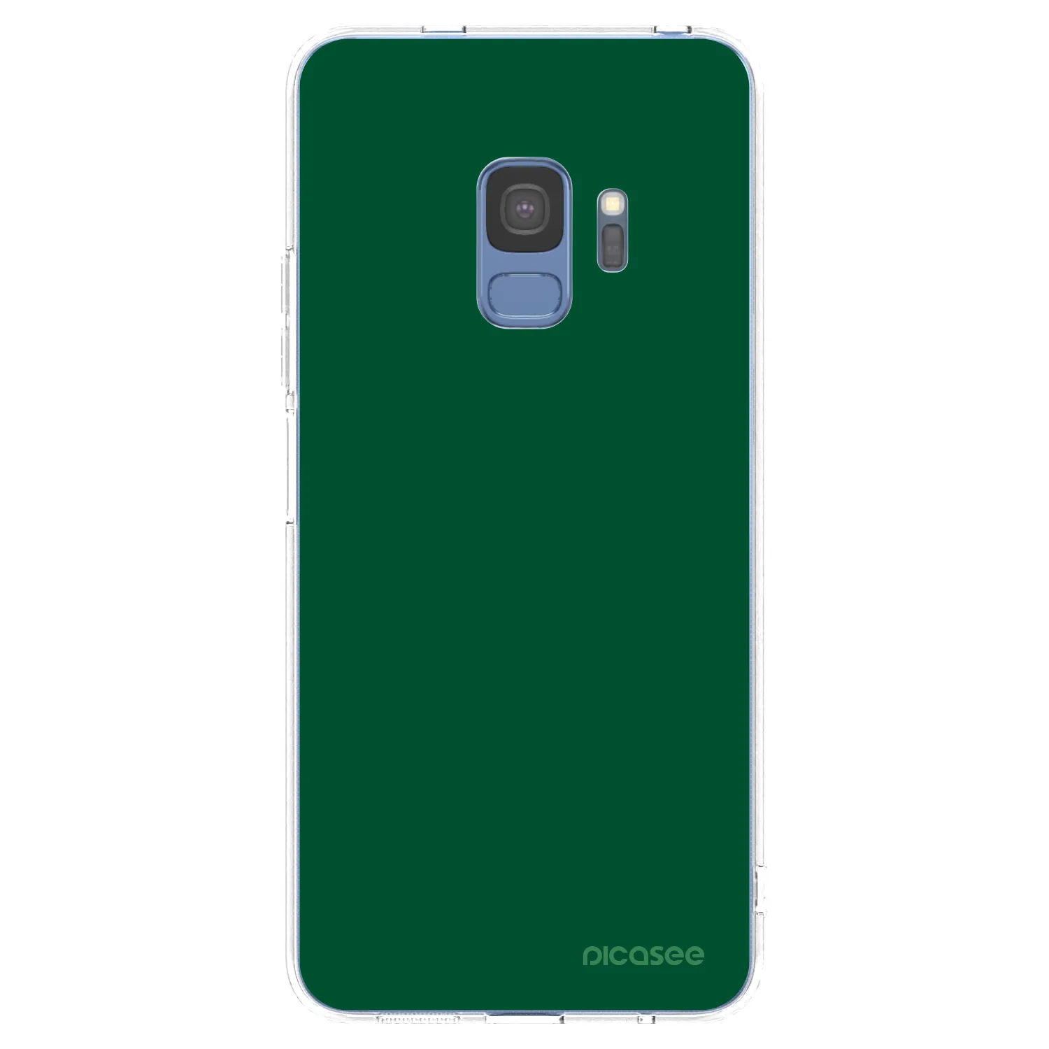 Picasee husă transparentă din silicon pentru Samsung Galaxy S9 G960F - Green Gleam