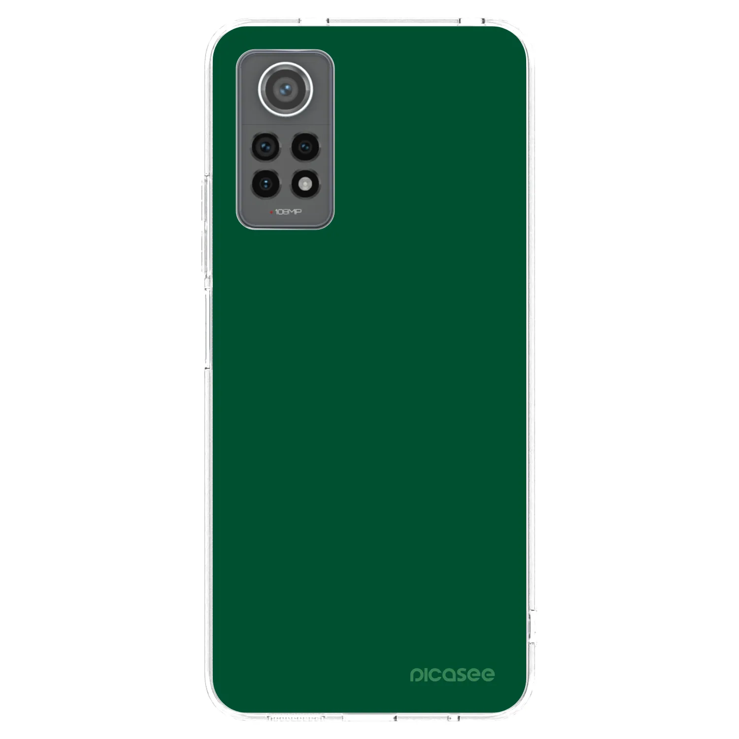 Picasee husă transparentă din silicon pentru Xiaomi Redmi Note 12 Pro 4G - Green Gleam