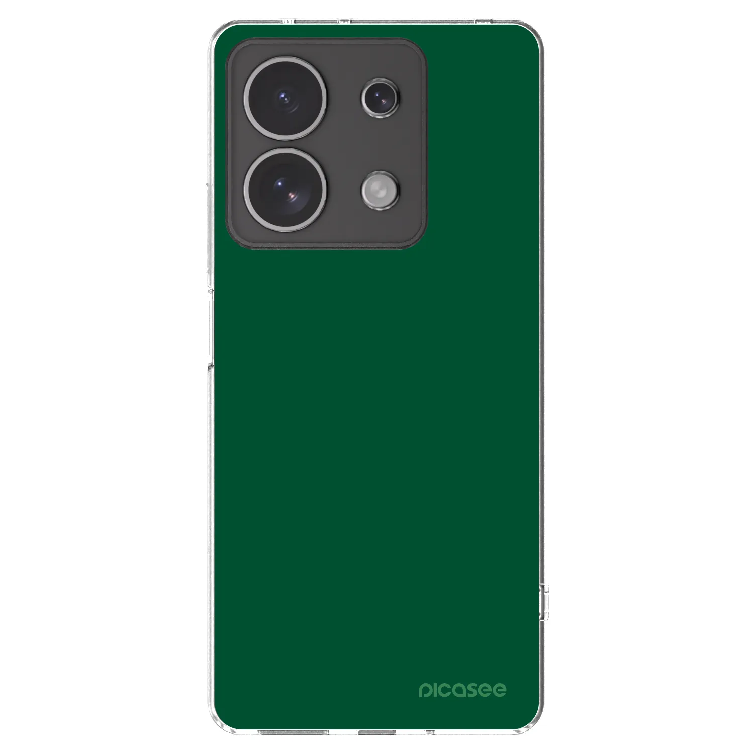 Picasee husă transparentă din silicon pentru Xiaomi Redmi Note 13 4G - Green Gleam
