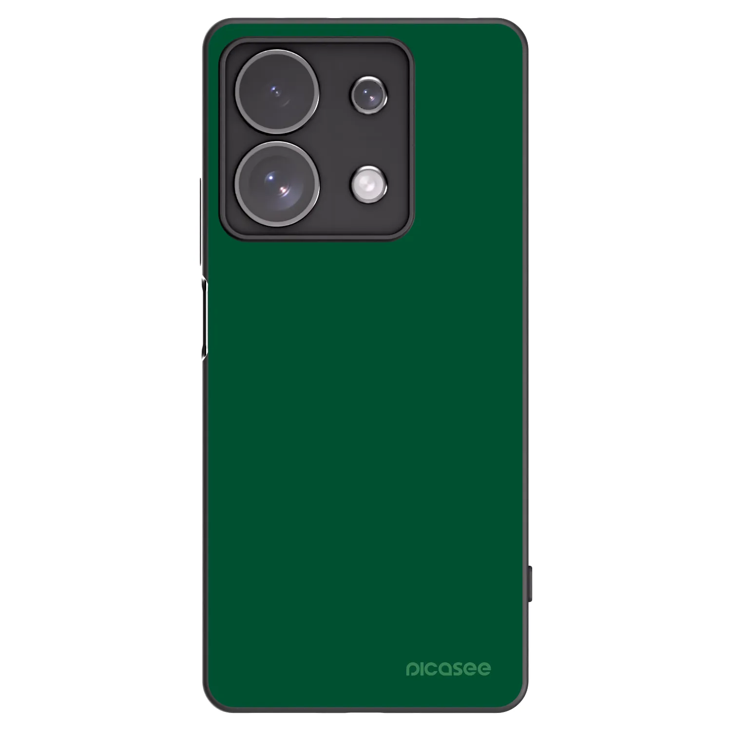Picasee husă neagră din silicon pentru Xiaomi Redmi Note 13 Pro 4G - Green Gleam