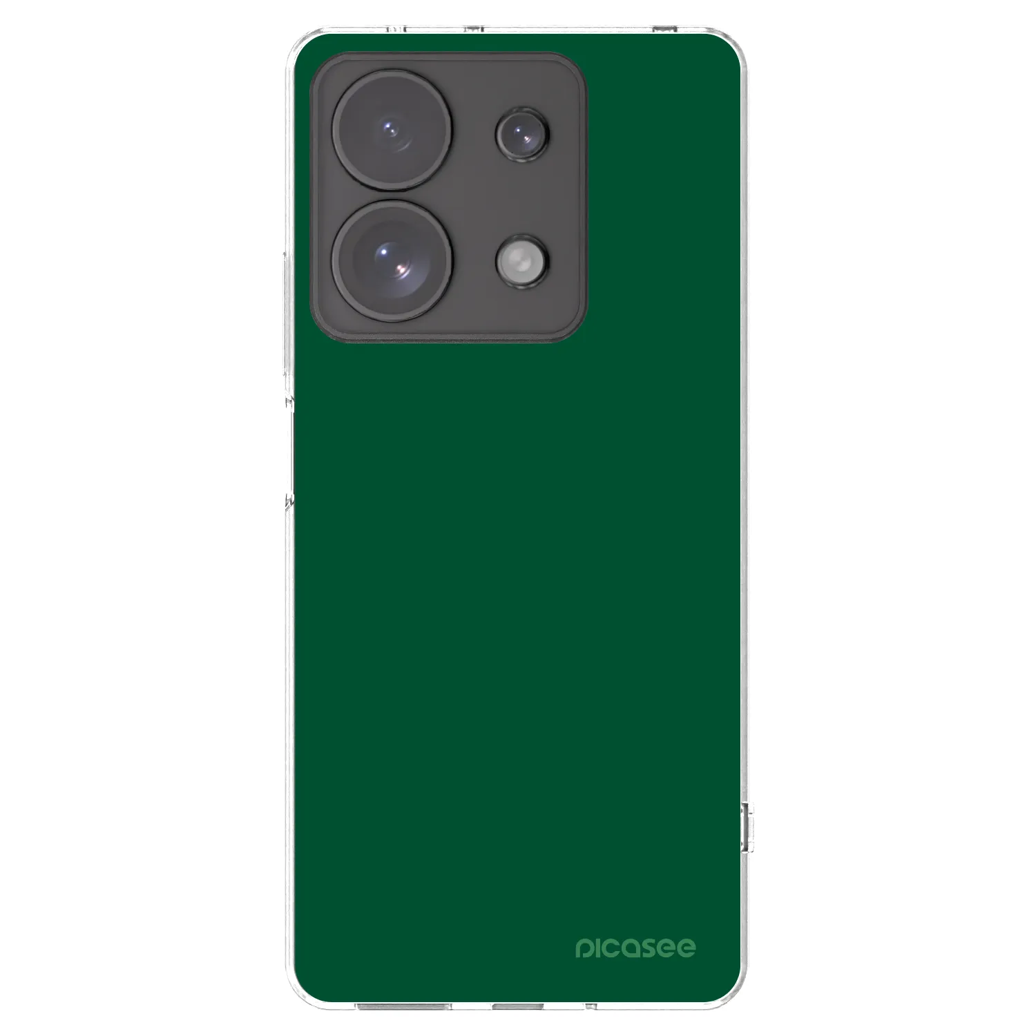 Picasee husă transparentă din silicon pentru Xiaomi Redmi Note 13 Pro 4G - Green Gleam