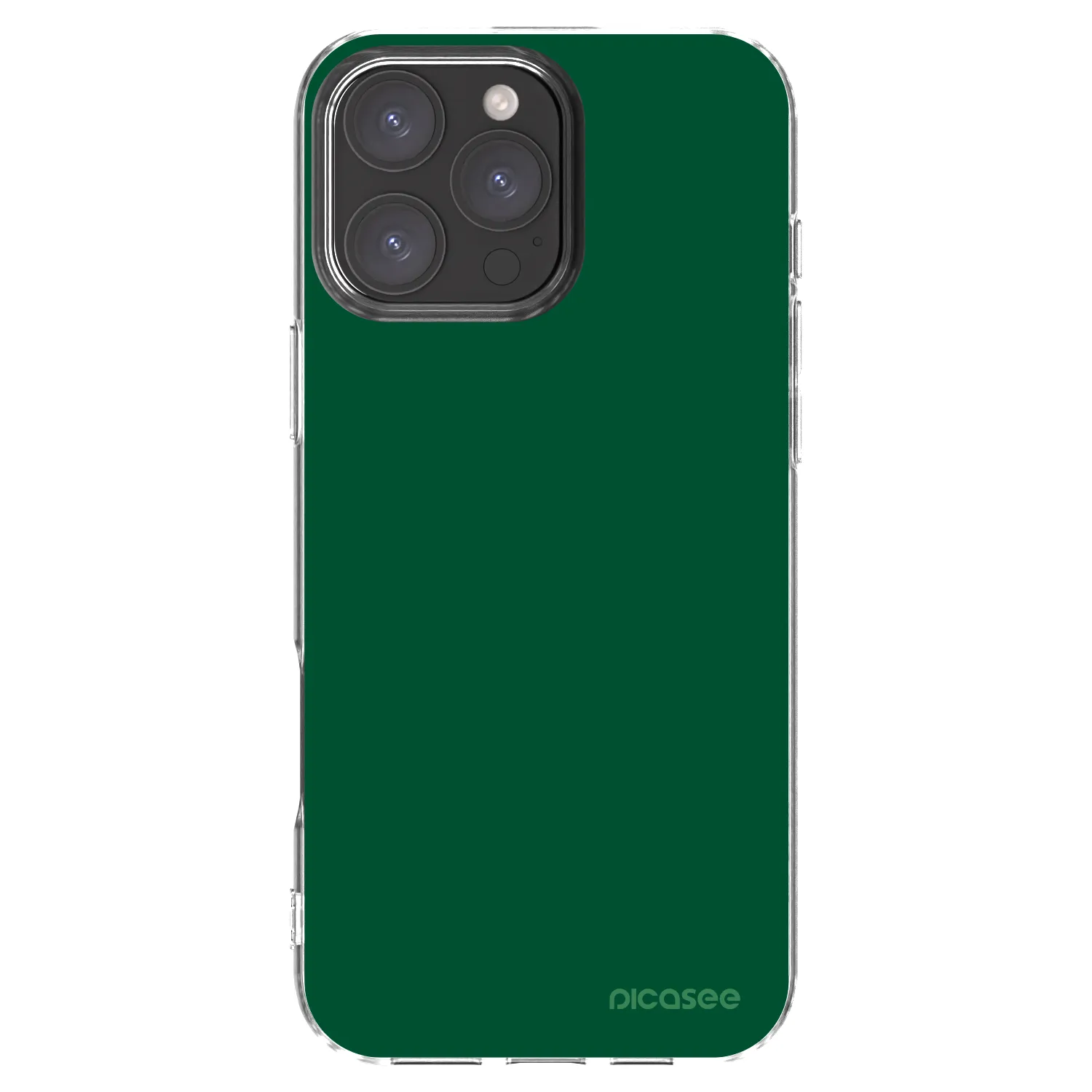 Picasee husă transparentă din silicon pentru Apple iPhone 16 Pro Max - Green Gleam