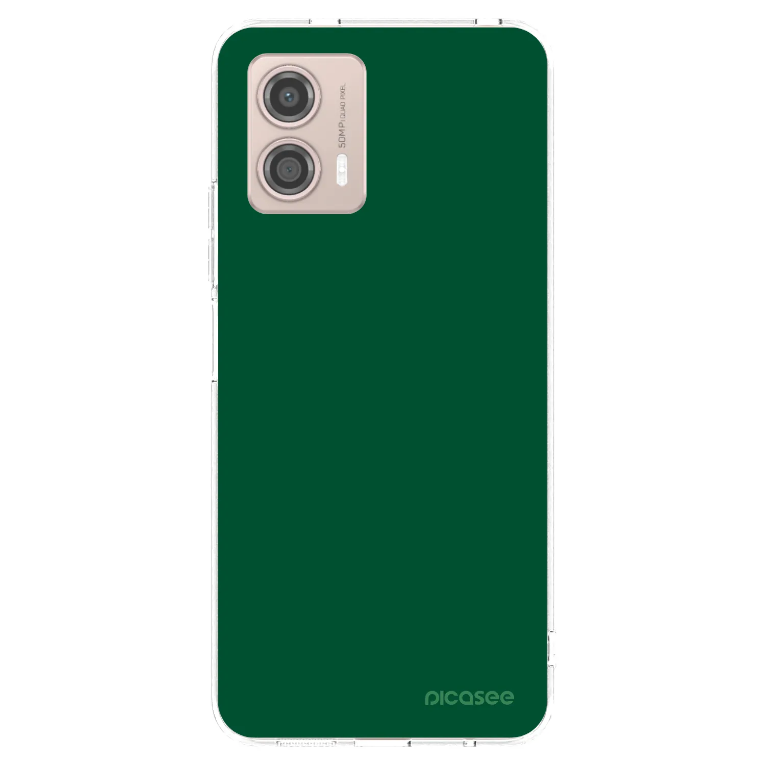 Picasee husă transparentă din silicon pentru Motorola Moto G53 5G - Green Gleam