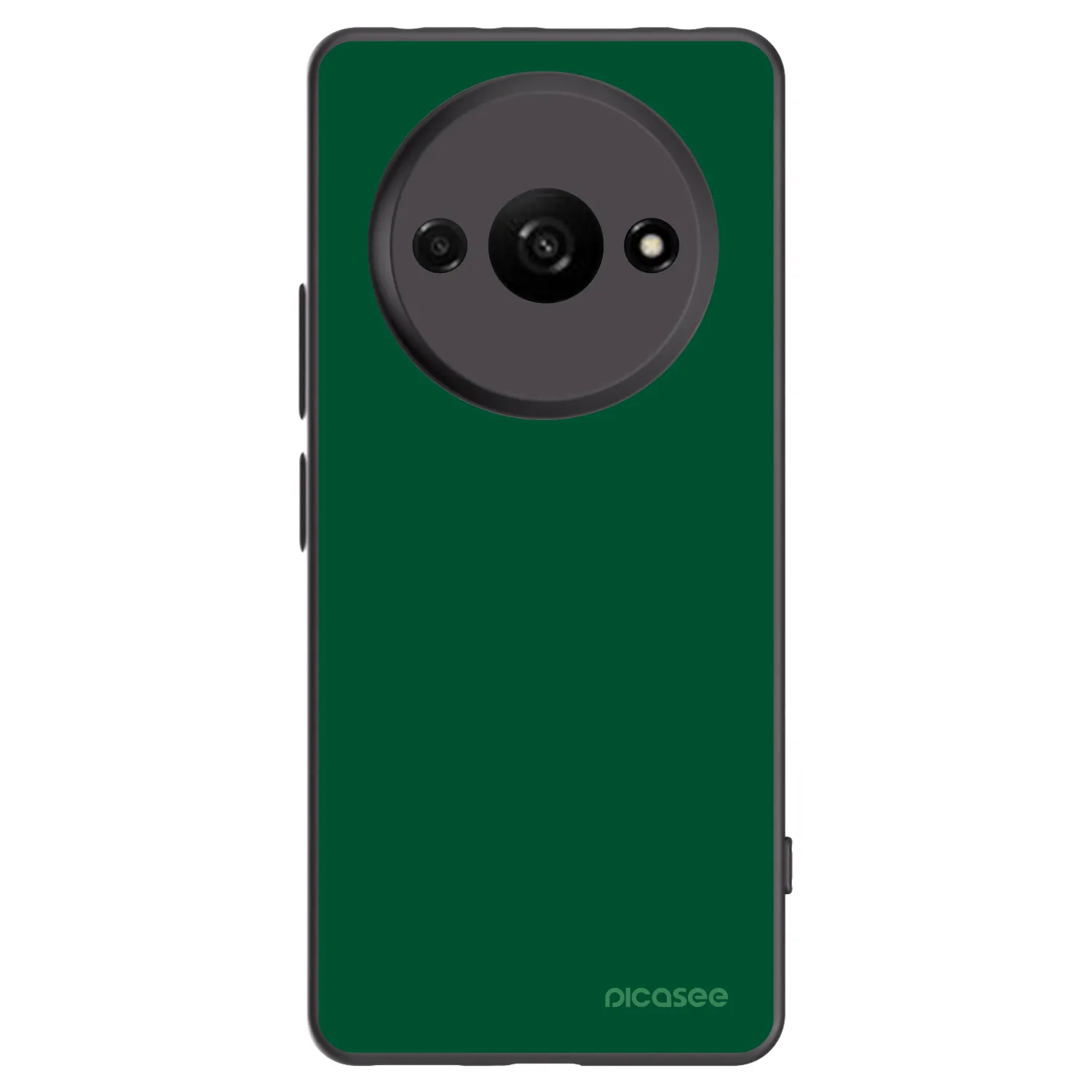 Picasee husă neagră din silicon pentru Xiaomi Redmi A3 - Green Gleam