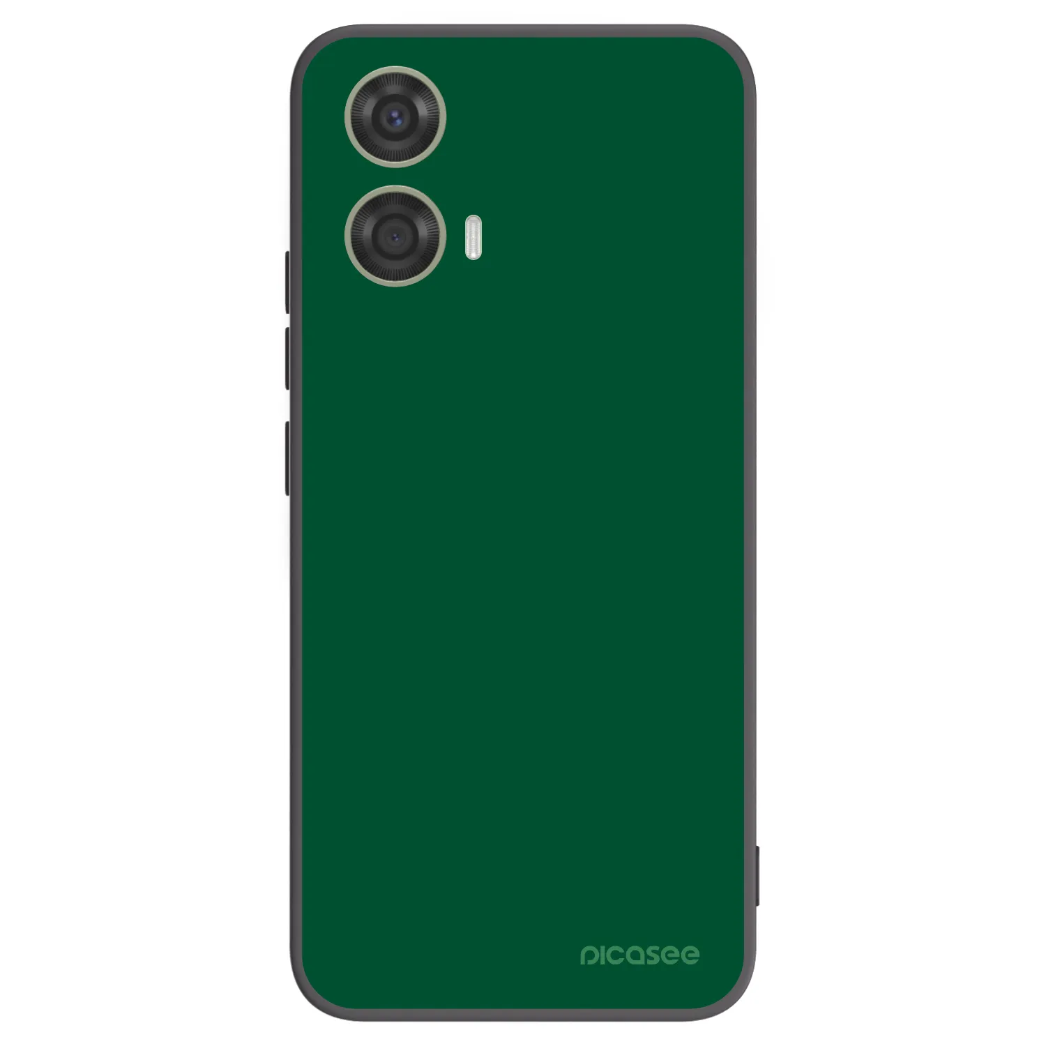 Picasee husă neagră din silicon pentru Motorola Moto G24 - Green Gleam