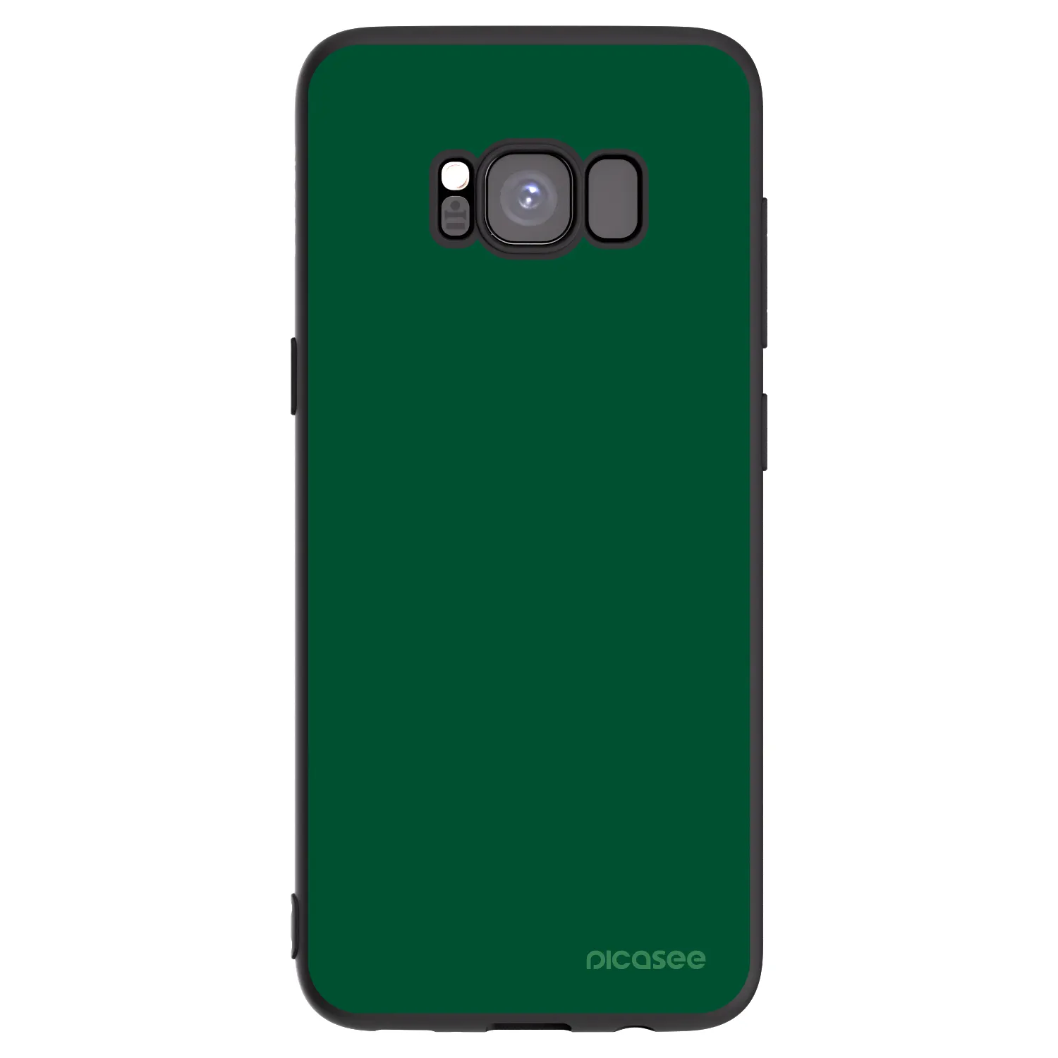 Picasee husă neagră din silicon pentru Samsung Galaxy S8 G950F - Green Gleam